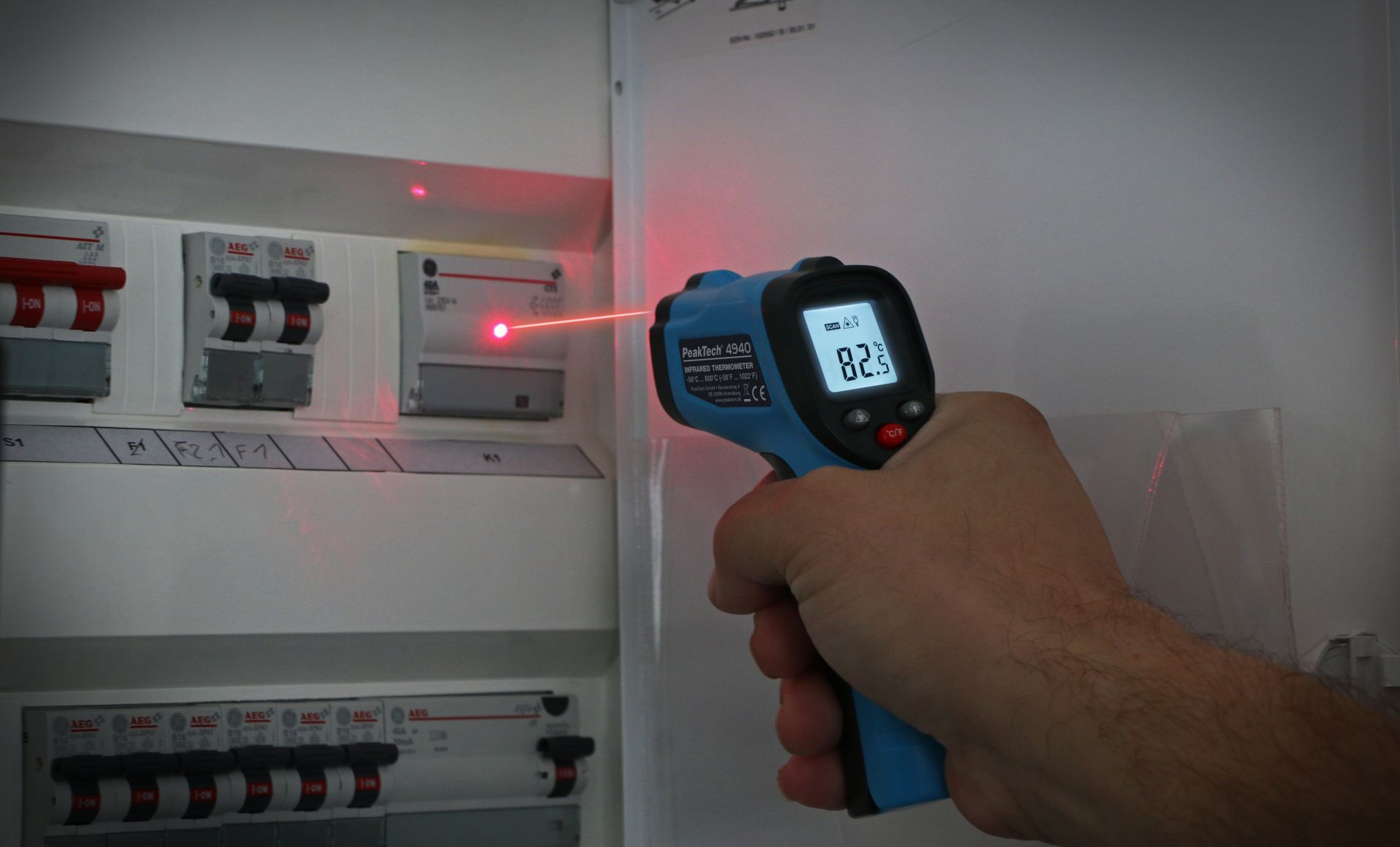 PEAKTECH IR-Thermometer P 4940, -50 °C...+600 °C