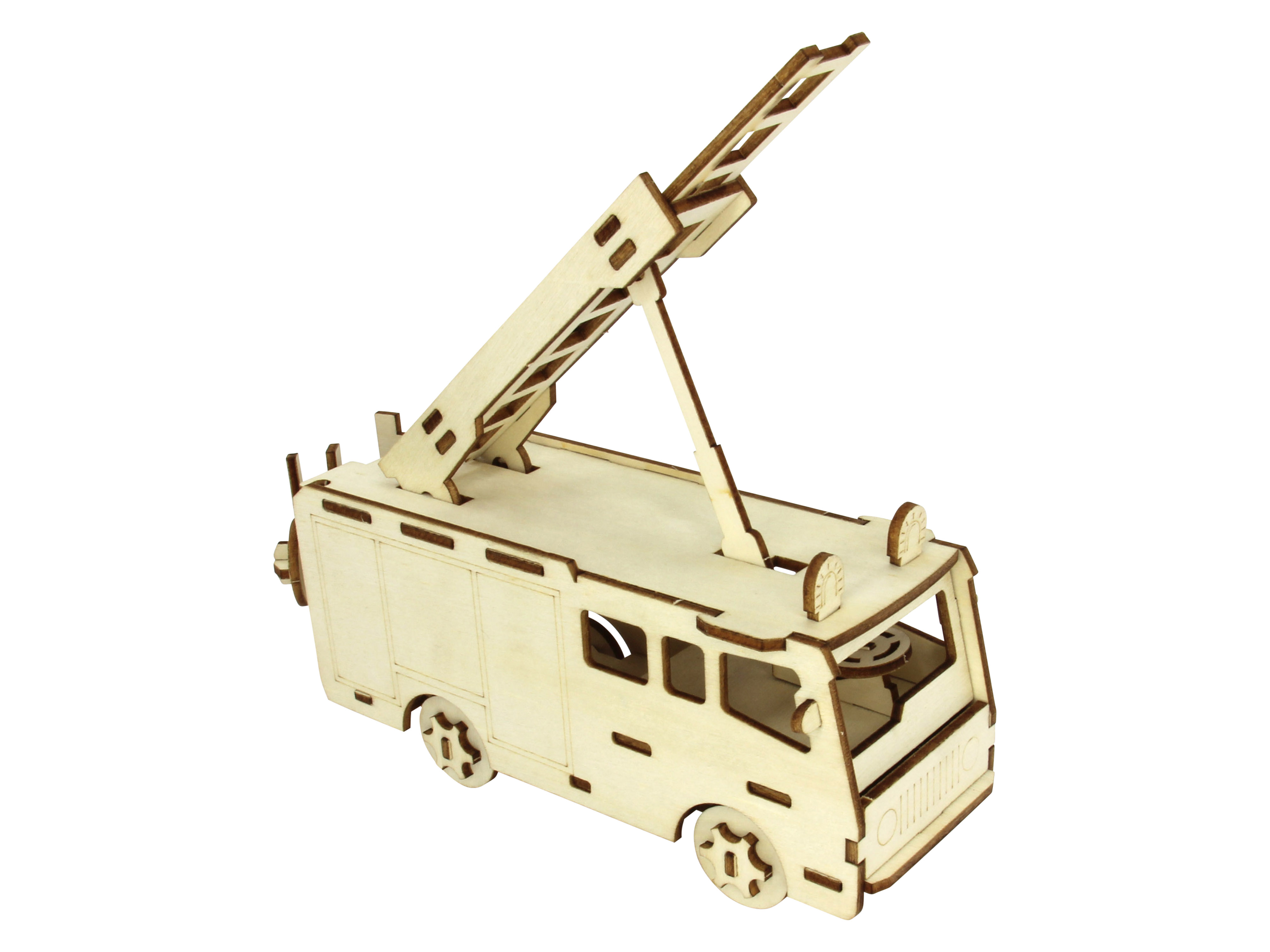 SOL-EXPERT 3D Holz Puzzle Feuerwehrauto SOL-EXPERT 3D Holz Puzzle Feuerwehrauto