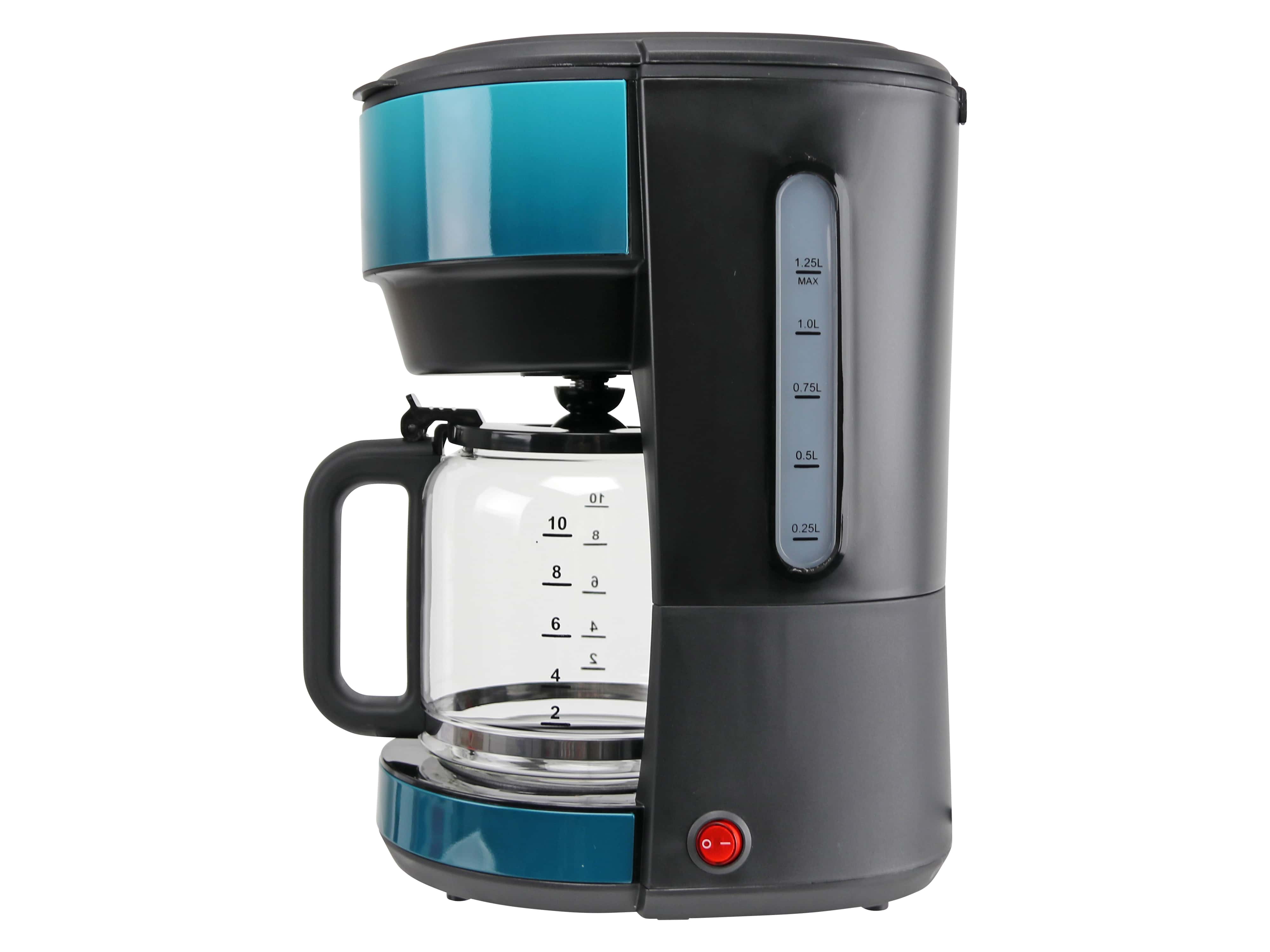 Kaffeemaschine, Ombré, 1000 W, schwarz/blau Kaffeemaschiene, Ombré, 1000 W, schwarz/blau