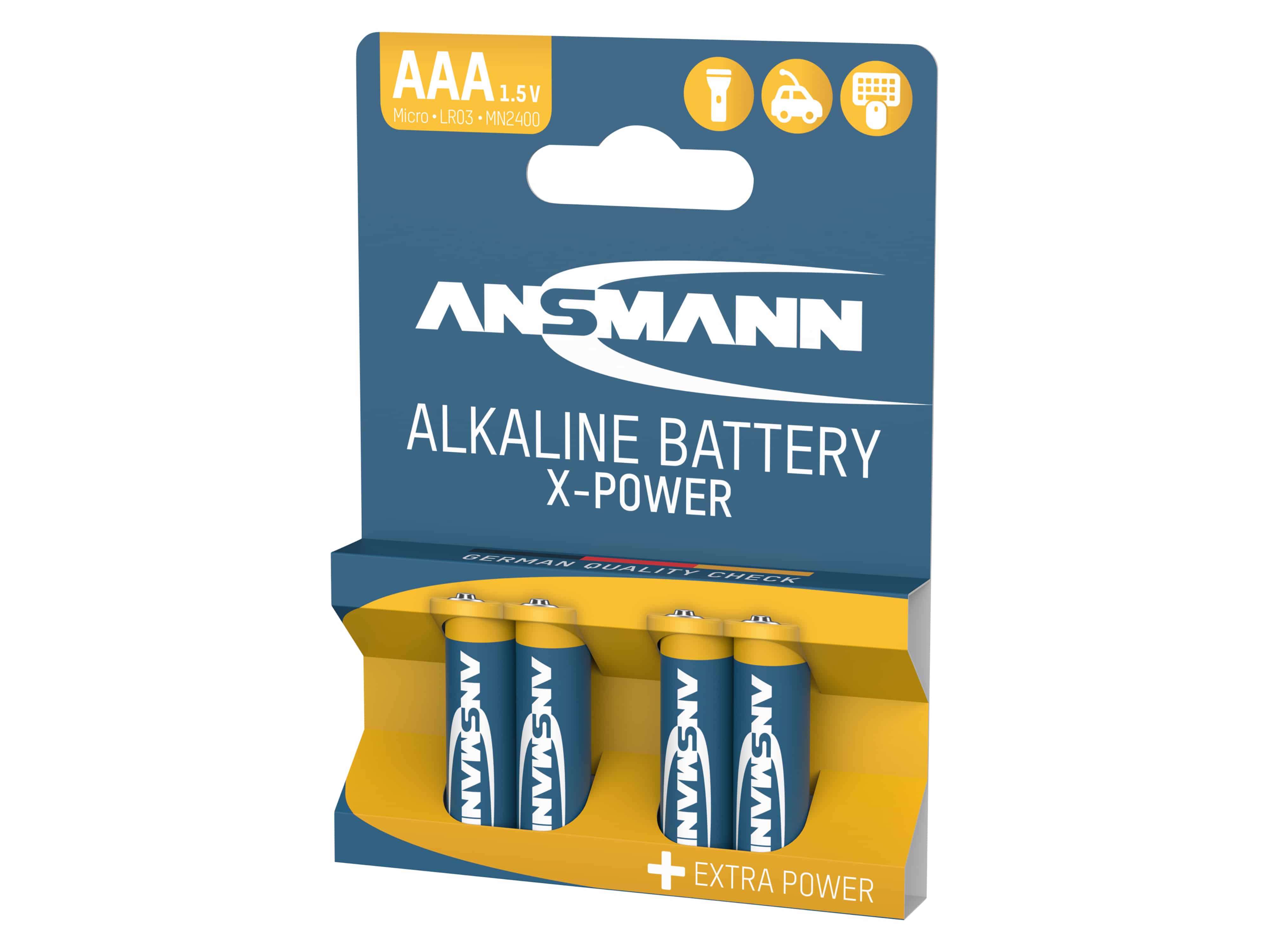 ANSMANN Micro-Batterie, XPower, 1300mAh, 4 Stück ANSMANN Micro-Batterie, XPower, 1300mAh, 4 Stück