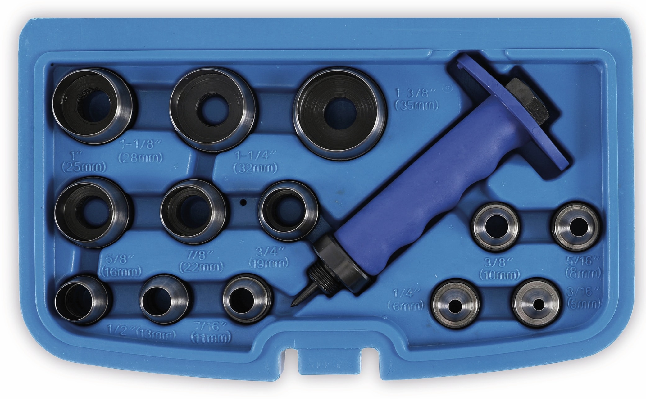 BGS TECHNIC Locheisen-Satz, 566, 5...35 mm, 14-tlg. BGS TECHNIC Locheisen-Satz, 566, 5...35 mm, 14-tlg.