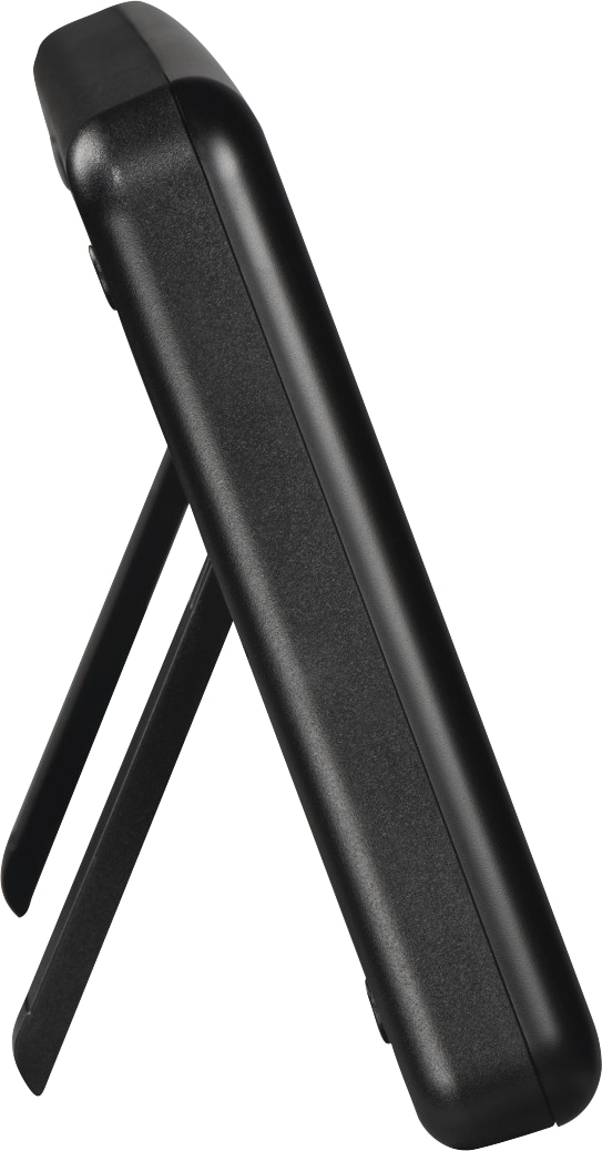 HAMA Digitale Funkwanduhr Jumbo, Schwarz
