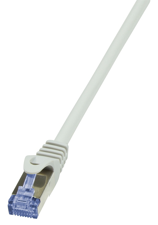LOGILINK Patchkabel PrimeLine CAT.6A mit Cat.7 Rohkabel S/FTP grau 1m LOGILINK Patchkabel PrimeLine CAT.6A mit Cat.7 Rohkabel S/FTP grau 1m