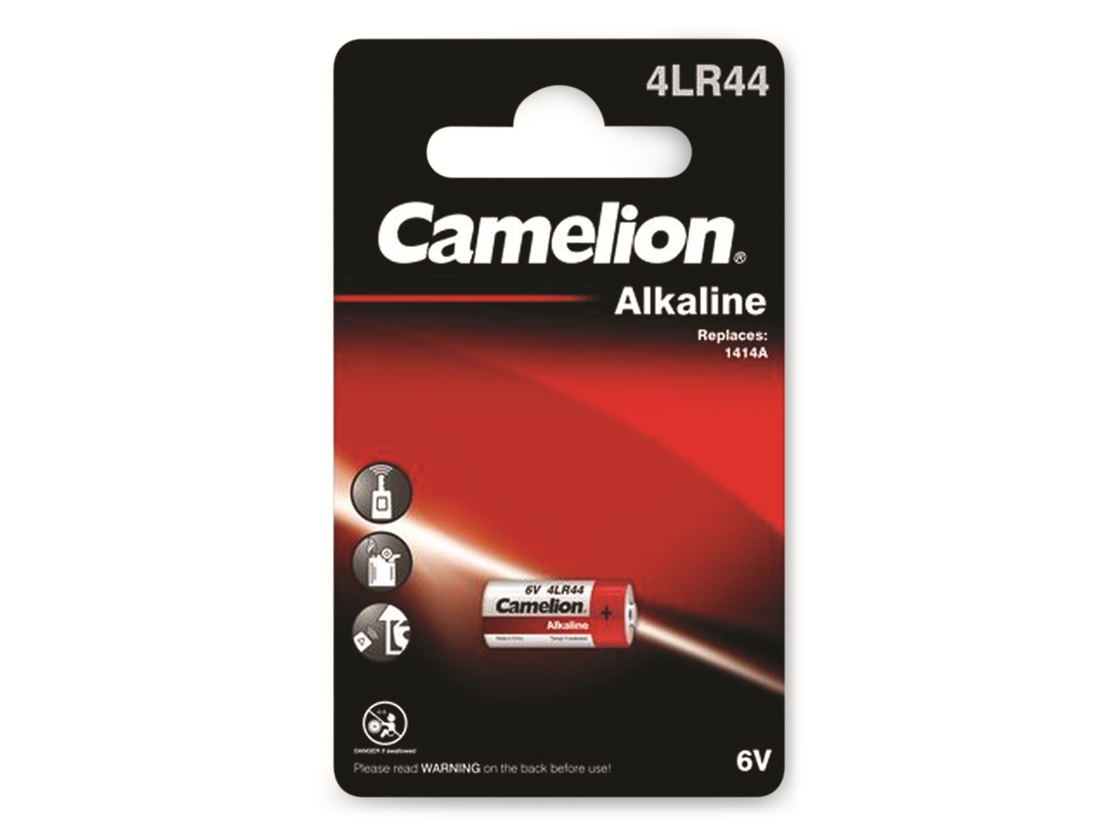 CAMELION Alkaline-Batterie 4LR44 1 Stück CAMELION Alkaline-Batterie 4LR44 1 Stück