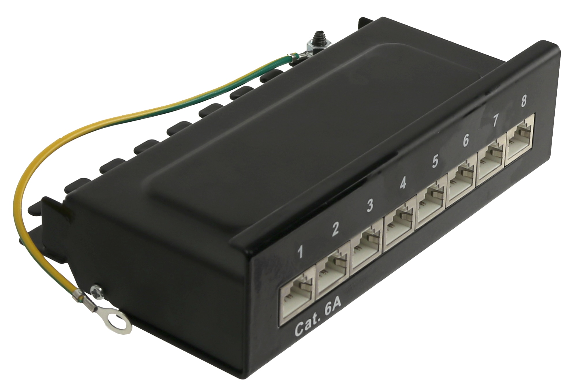 RED4POWER CAT.6a Patchpanel R4-N109S, 8-fach, schwarz RED4POWER CAT.6a Patchpanel R4-N109S, 8-fach, schwarz