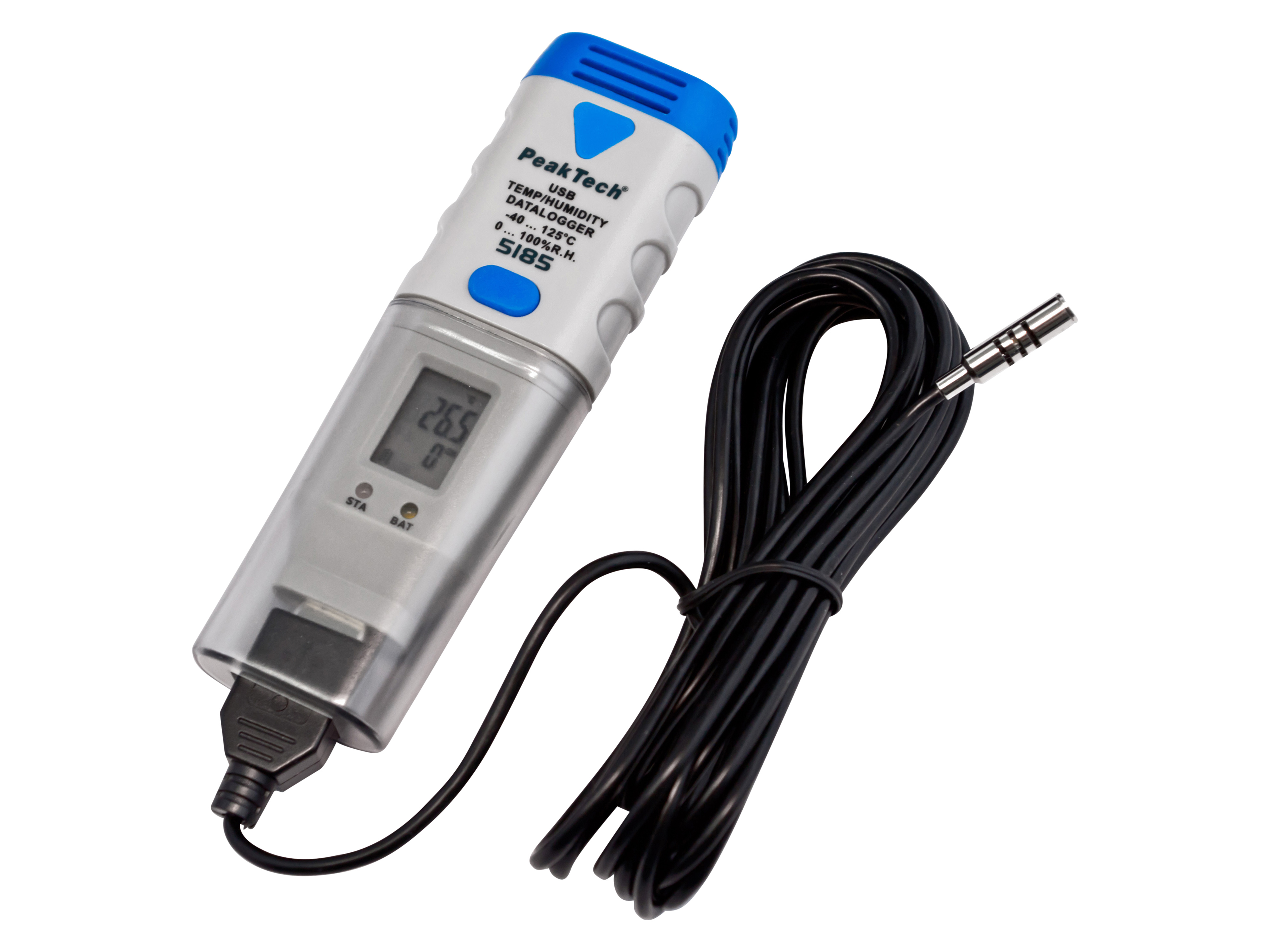 PEAKTECH USB-Datenlogger P 5185, Temperatur und Luftfeuchtigkeit PEAKTECH USB-Datenlogger P 5185, Temperatur und Luftfeuchtigkeit