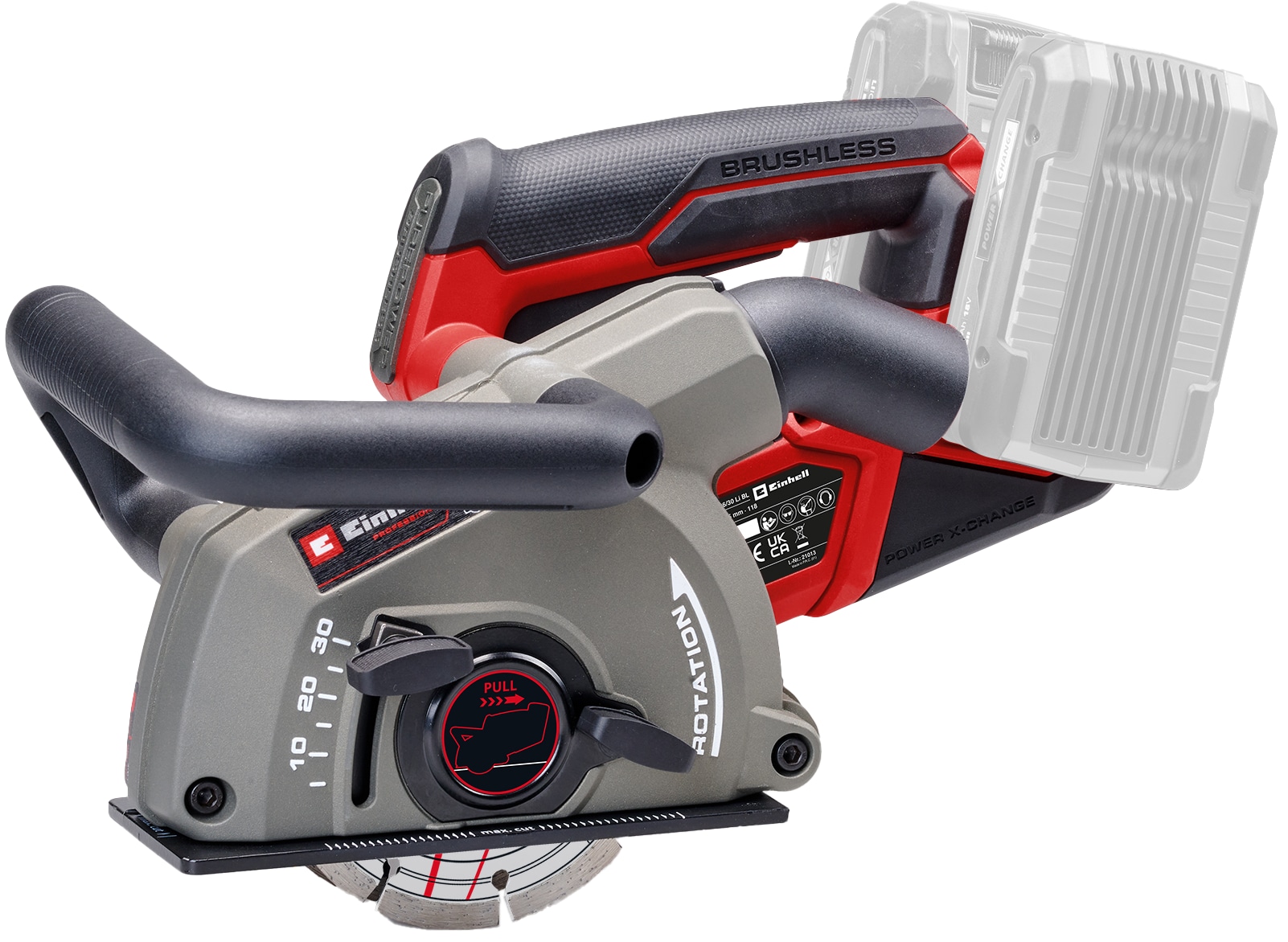 EINHELL PROFESSIONAL Akku-Mauernutfräse TP-MA 36/30 Li BL, Solo EINHELL PROFESSIONAL Akku-Mauernutfräse TP-MA 36/30 Li BL, Solo