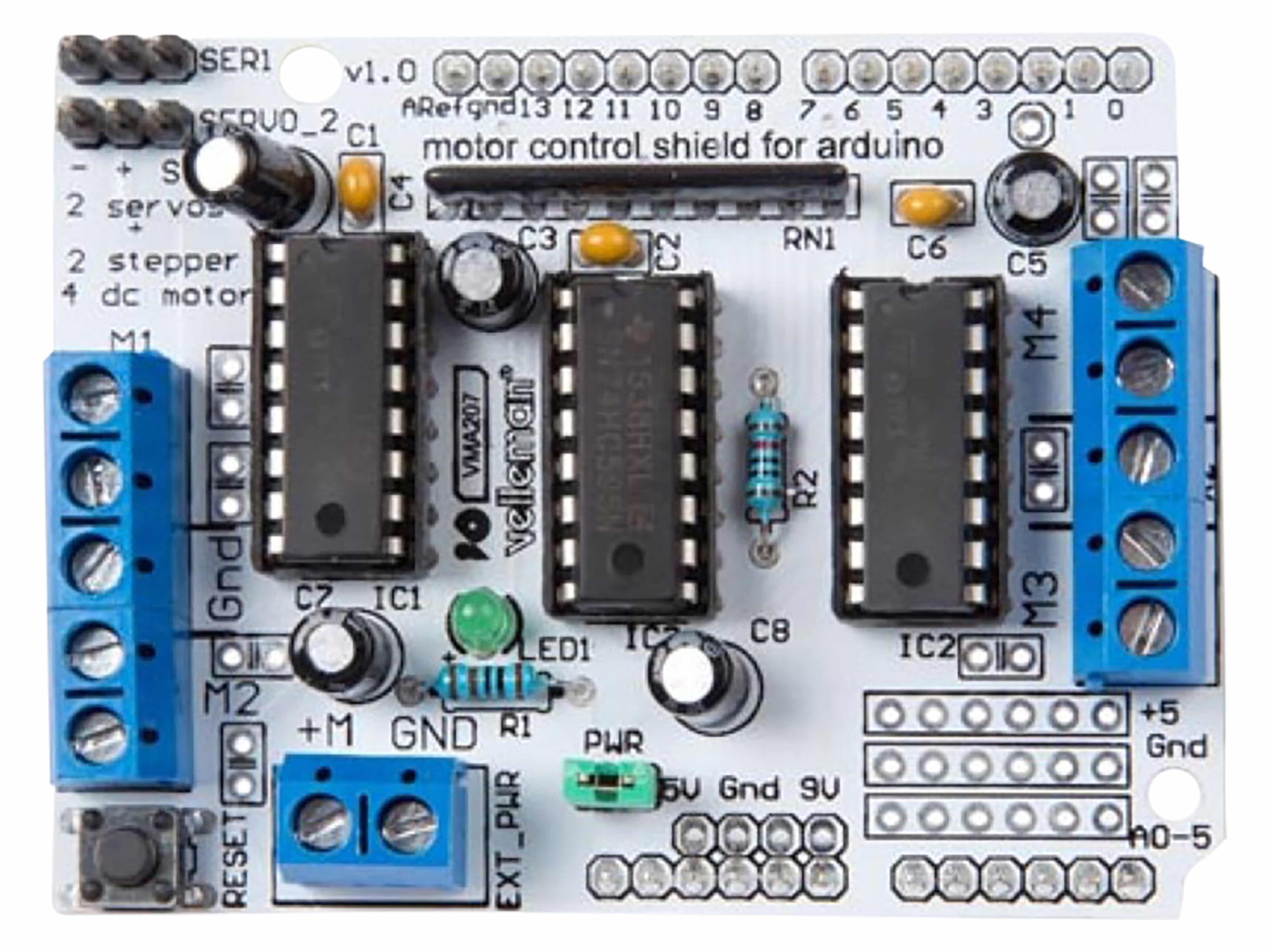 WHADDA Motor-Treiber-Shield L293D WHADDA Motor-Treiber-Shield L293D