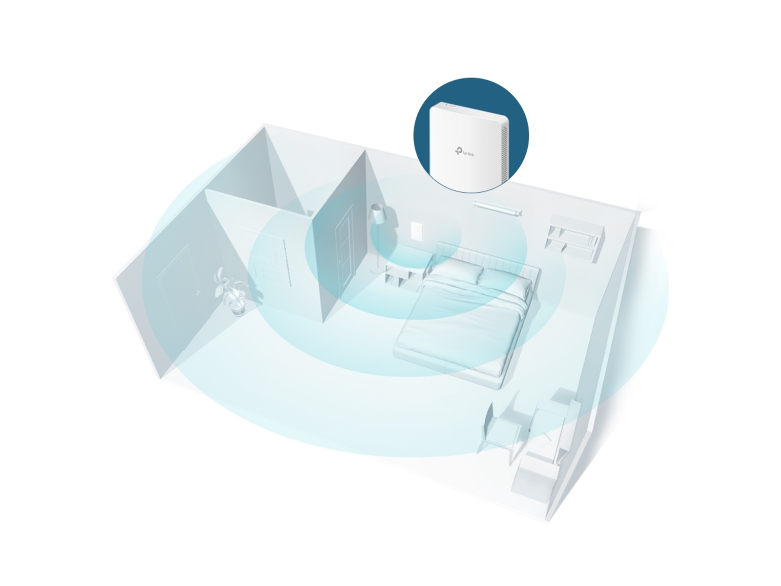 TP-LINK Access-Point OMADA EAP235-Wall, AC1200, Gigabit-Ports TP-LINK Access-Point OMADA EAP235-Wall, AC1200, Gigabit-Ports