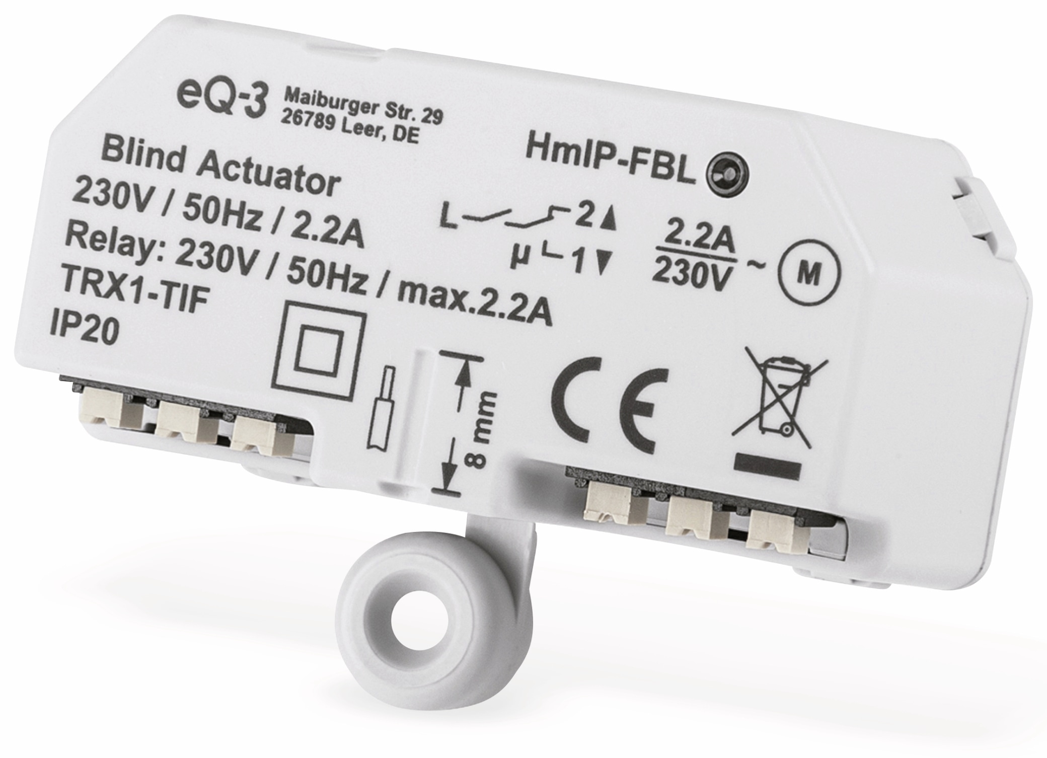 HOMEMATIC IP Smart Home 151398A0, Jalousieaktor, Unterputz HOMEMATIC IP Smart Home 151398A0, Jalousieaktor, Unterputz