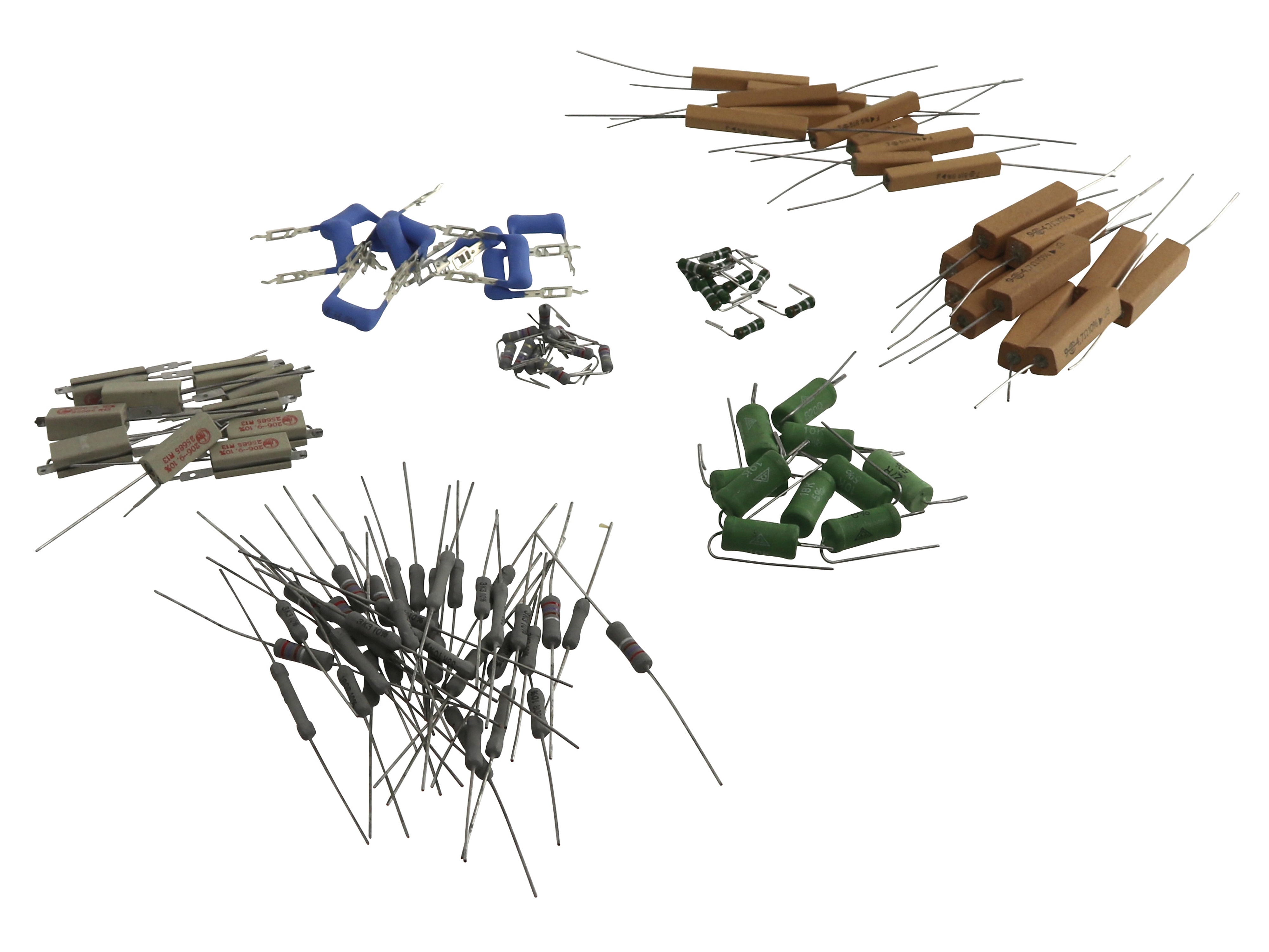 Sortiment Hochlast-Widerstände, 1...5 W, 100 Stück Sortiment Hochlast-Widerstände, 1...5 W, 100 Stück