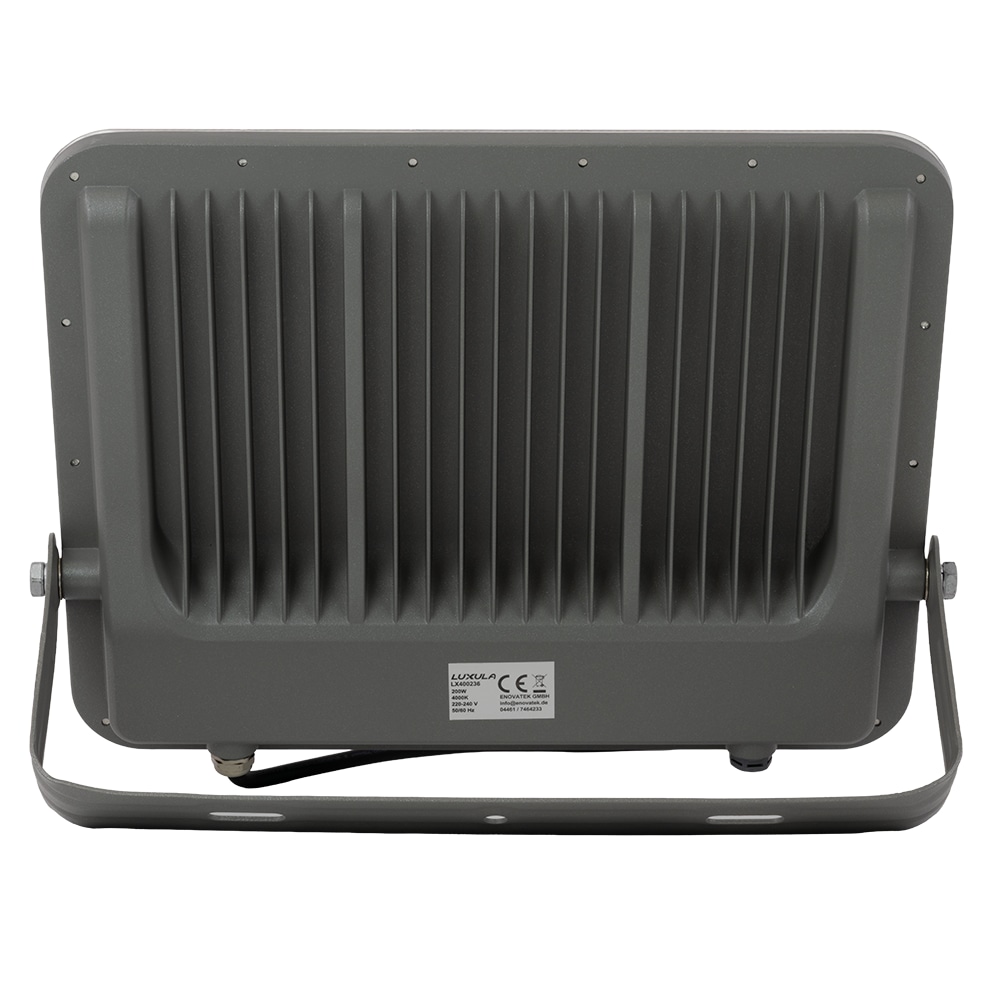 LUXULA LED-Fluter, EEK: E, 200W, 26000lm, 4000K, IP65, grau