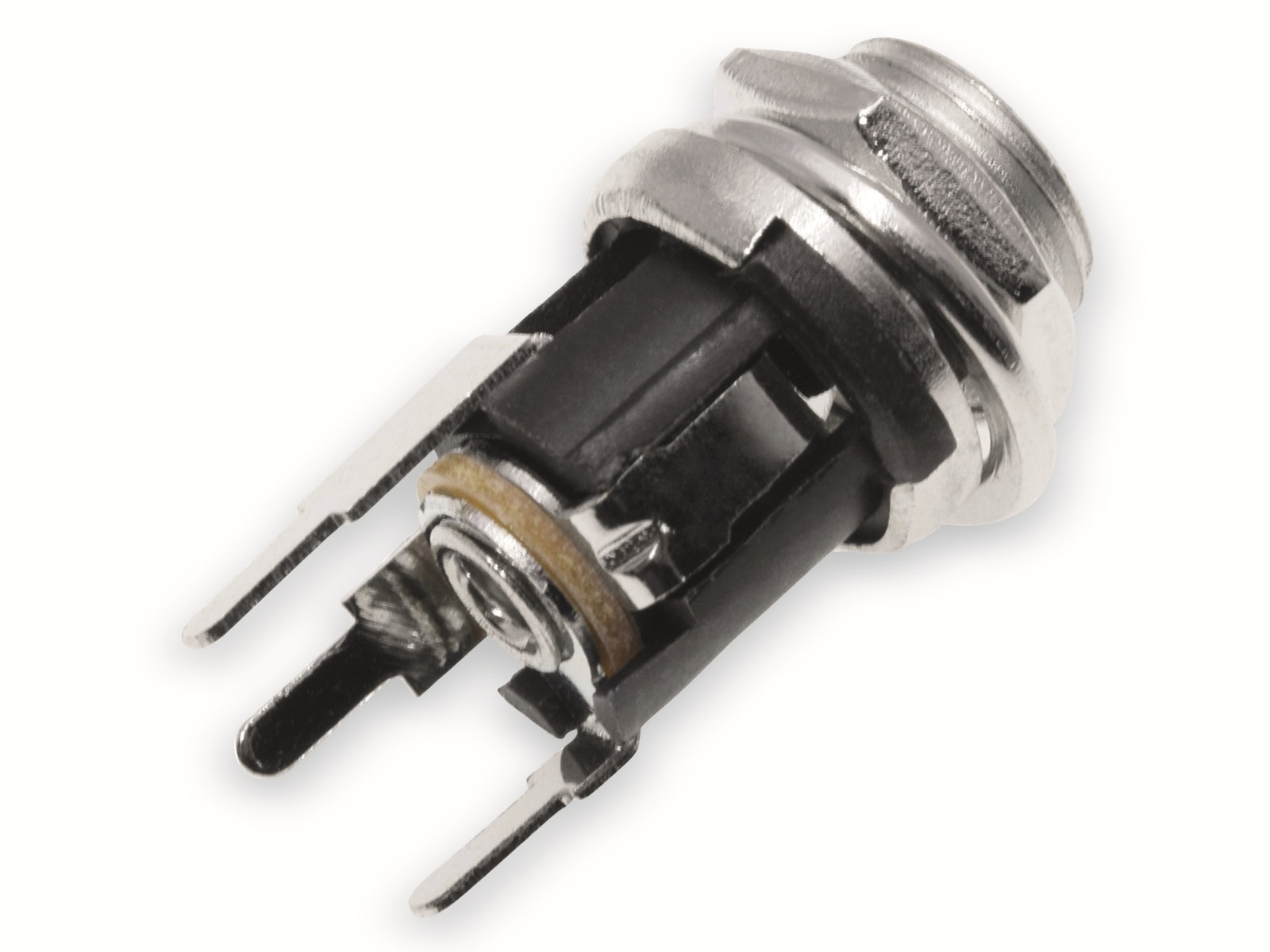 POLLIN Einbau-Hohlbuchse, für Stecker 5,5/2,1 mm, Printanschluss ECON CONNECT Einbau-Hohlbuchse, für Stecker 5,5/2,1 mm, Printanschluss