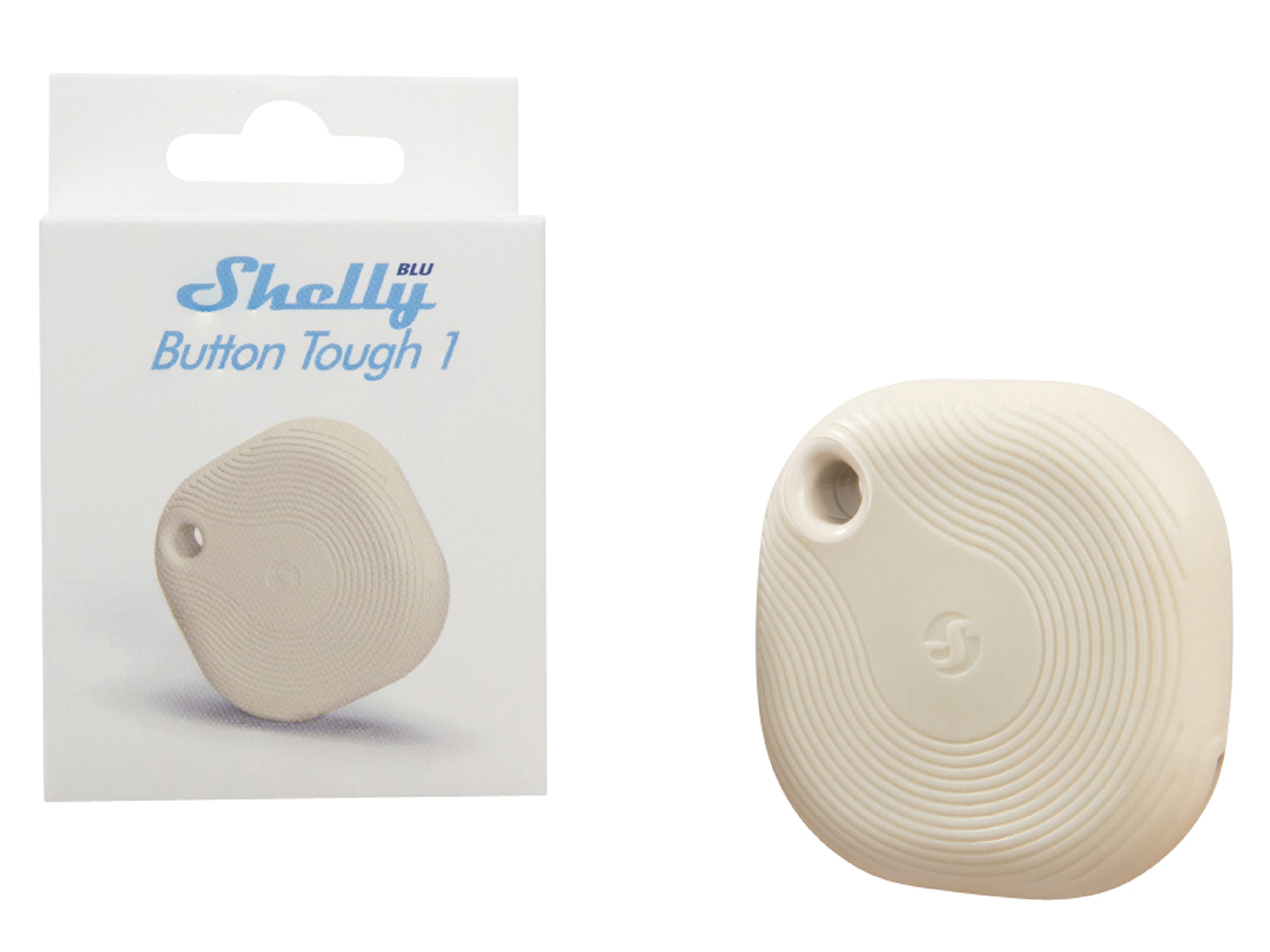 SHELLY Schalter u. Dimmer Blu Button Tough1 Ivory, Plug&Play, BT SHELLY Schalter u. Dimmer Blu Button Tough1 Ivory, Plug&Play, BT