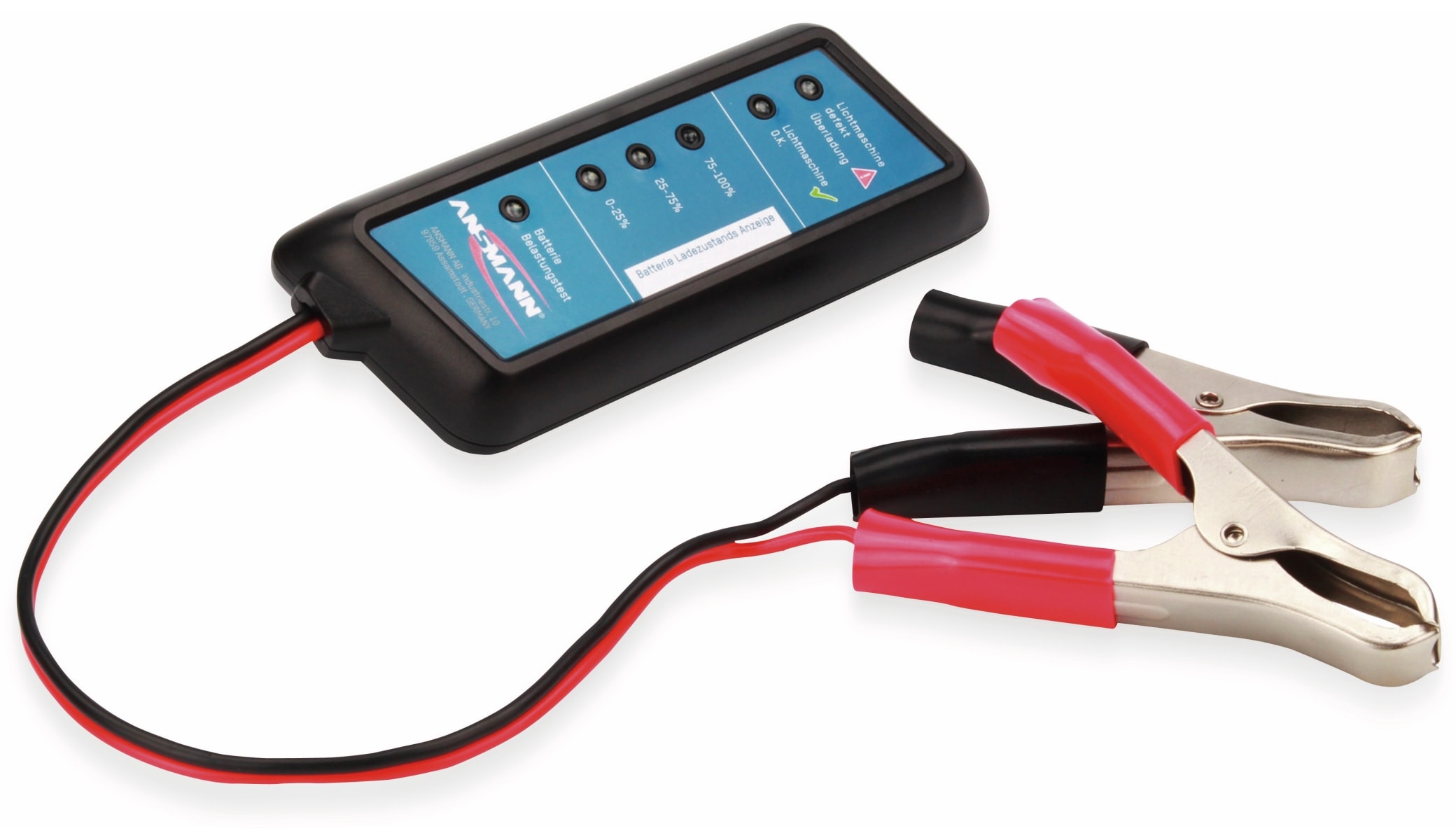 ANSMANN KFZ-Batterietester für 12 V- Batterien ANSMANN KFZ-Batterietester für 12 V- Batterien