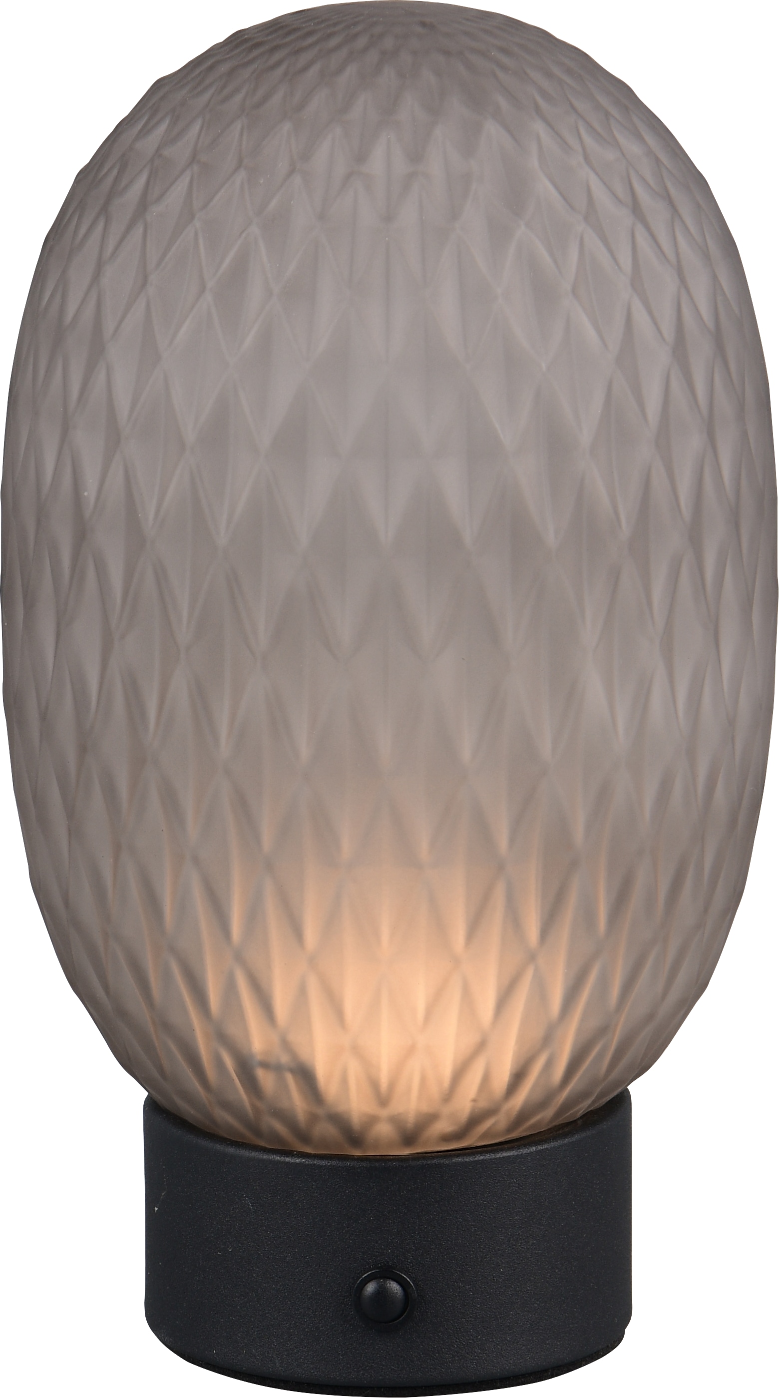 TRIO LED-Akku-Tischleuchte FACETTE, 564210154, 1,5W, 140lm, 3000K, rauch TRIO LED-Akku-Tischleuchte FACETTE, 564210154, 1,5W, 140lm, 3000K, rauch