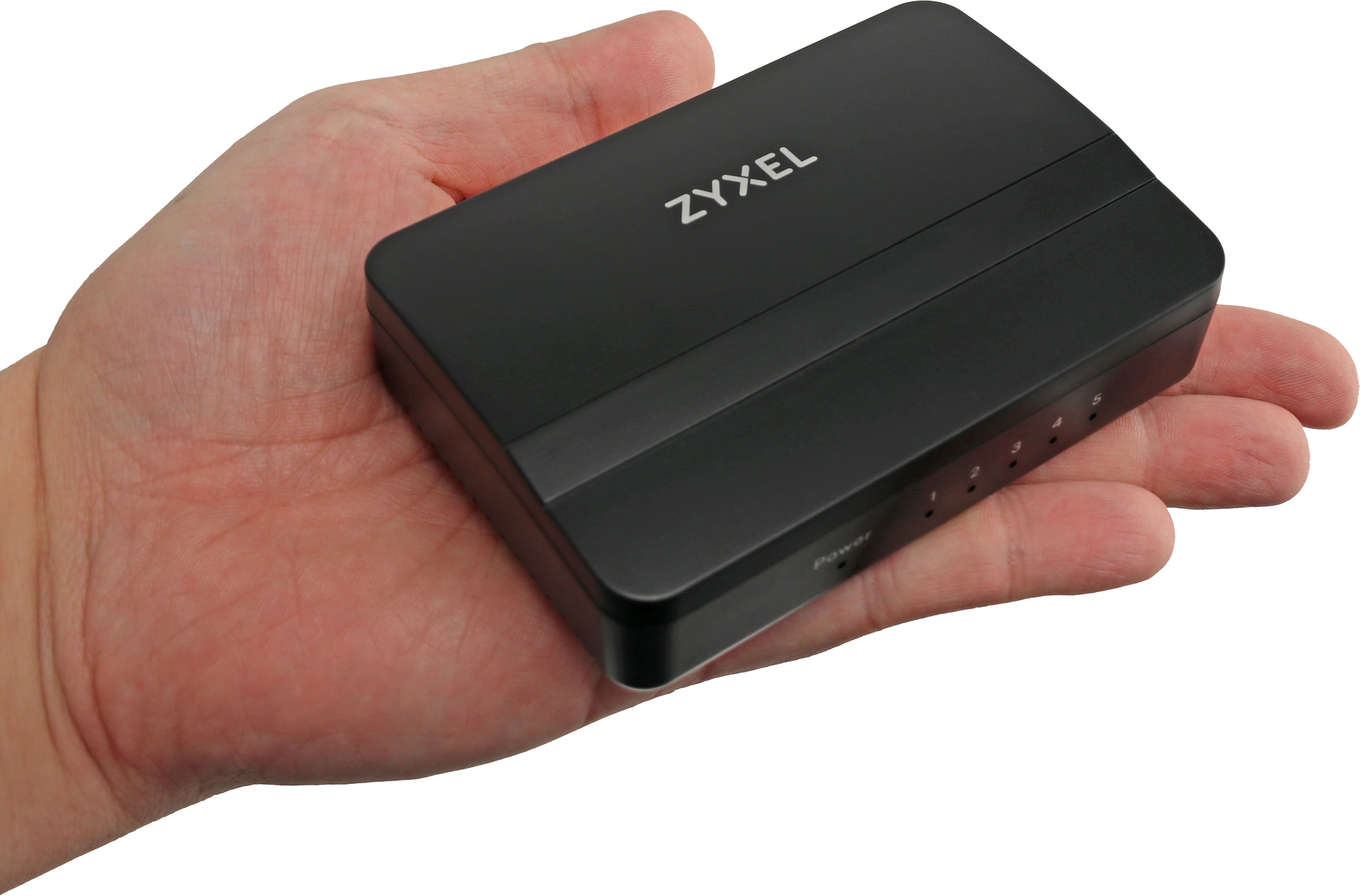 ZYXEL, Netzwerk-Switch, GS-105S v2, 10/100/1000 Mbit/s, 5Port, 2er Pack ZYXEL Desktop-Switch GS-105S v2 5Port 2er Pack