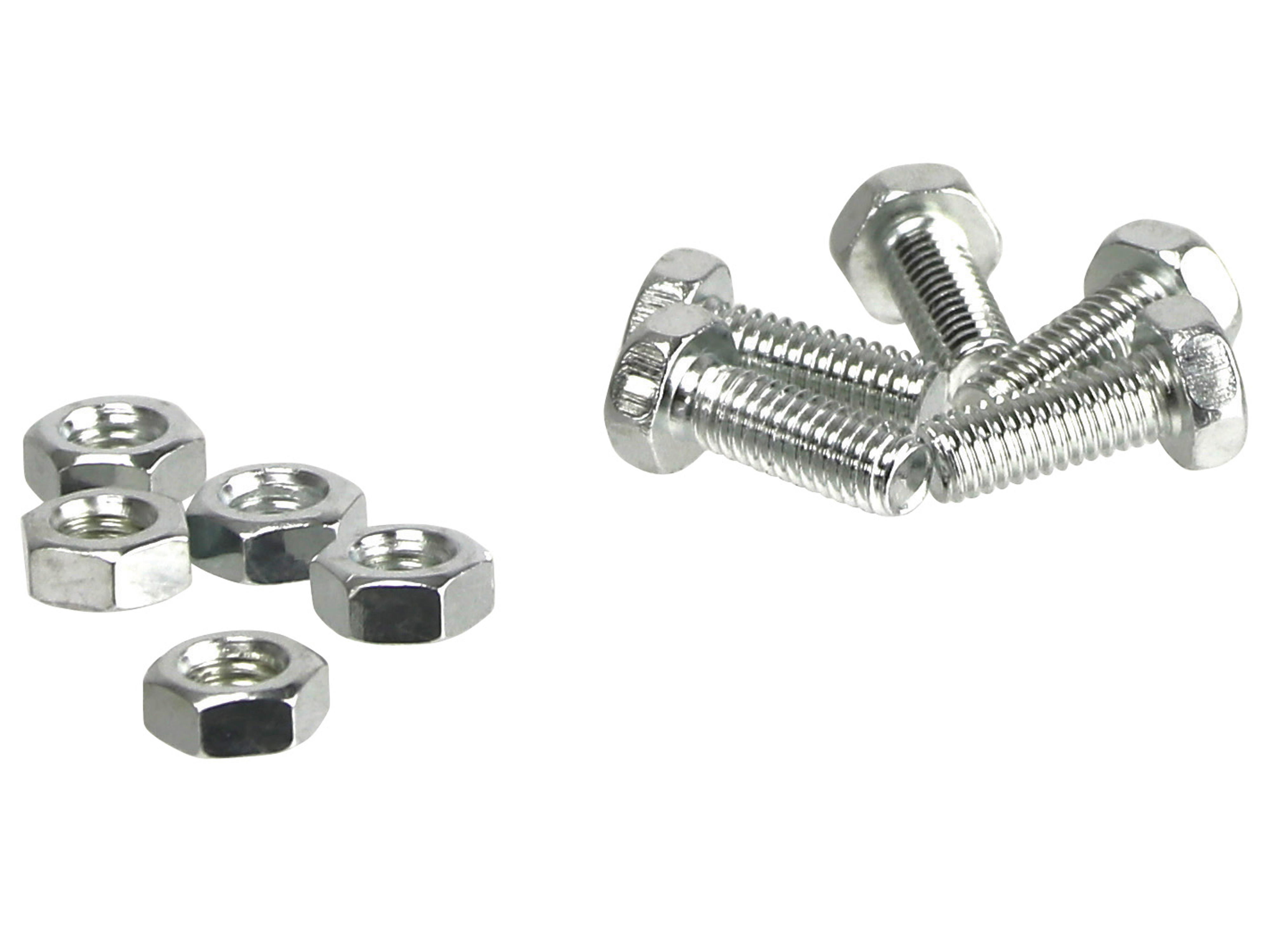 MASTERPROOF, Gewindeschrauben Set, M6x16, DIN 933, SW10, 5 St MASTERPROOF, Gewindeschrauben Set, M6x16, DIN 933, SW10, 5 St
