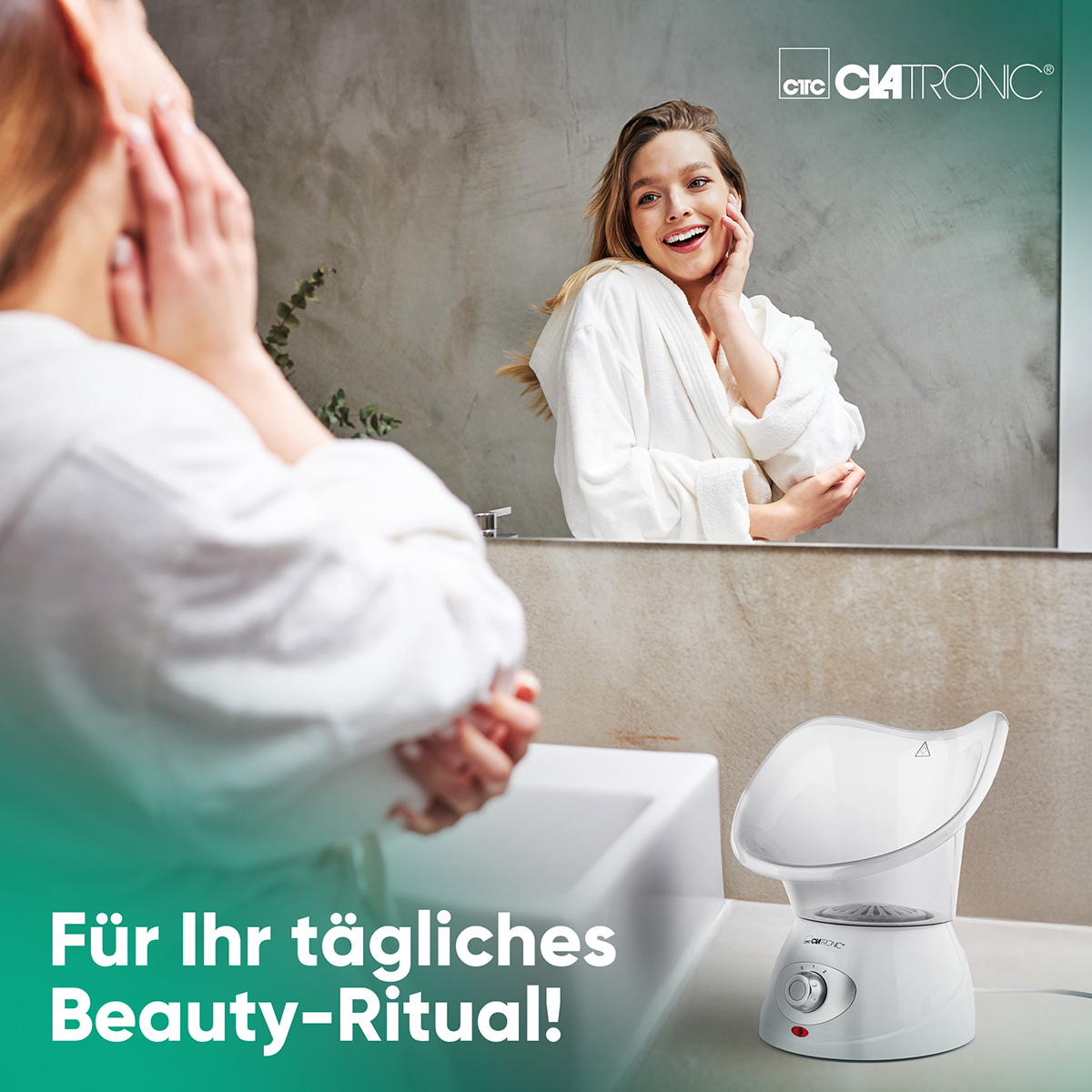 CLATRONIC Gesichtssauna & Inhalationsgerät GS 3656, 3-Stufen CLATRONIC Gesichtssauna & Inhalationsgerät GS 3656, 3-Stufen