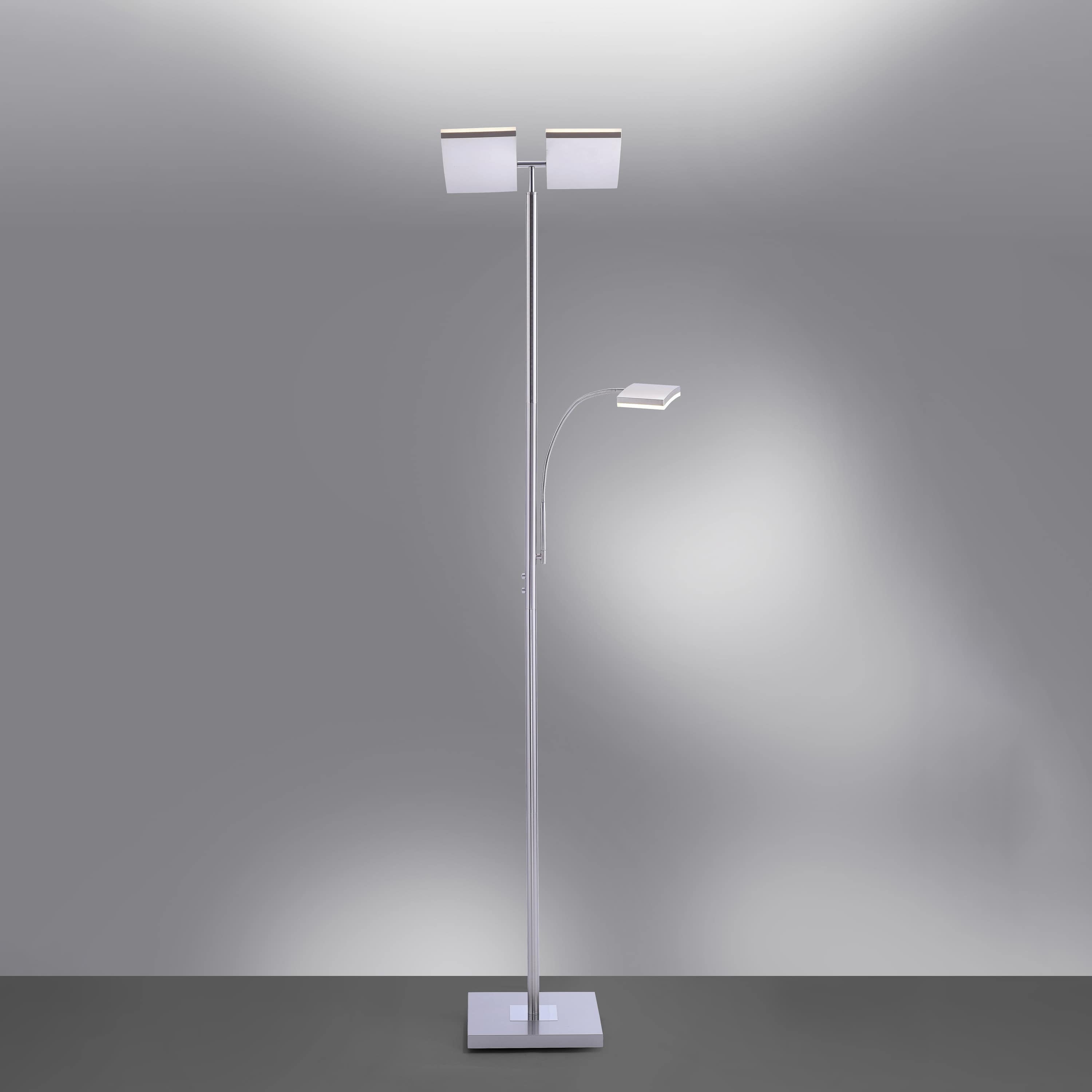JUST LIGHT LED-Stehleuchte 11725-55 stahl, 25 W, 2900 lm, 3000 K JUST LIGHT LED-Stehleuchte 11725-55 stahl, 25 W, 2900 lm, 3000 K