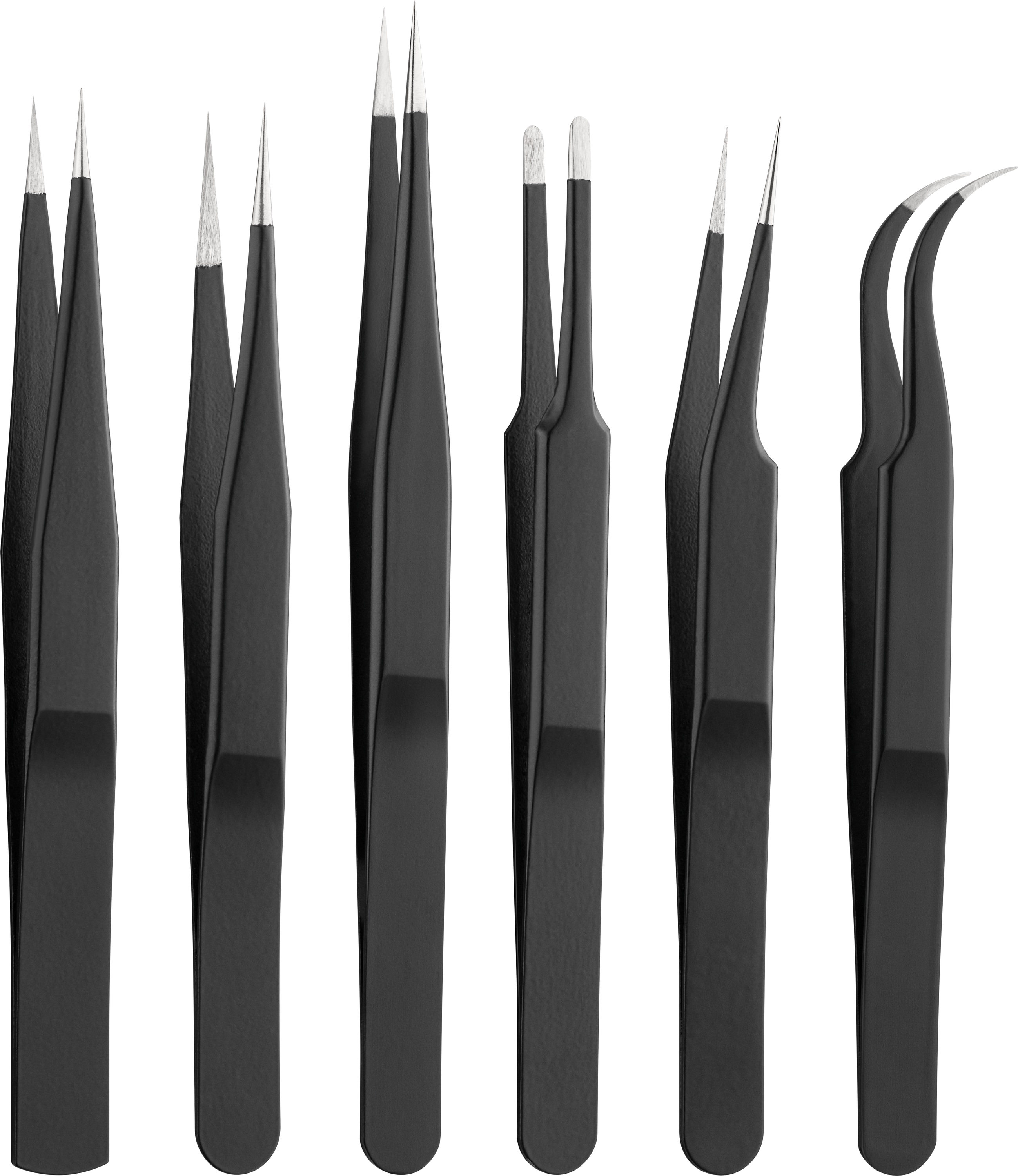 GOOBAY TOOLS Pinzetten-Set, 41256, 6-teilig