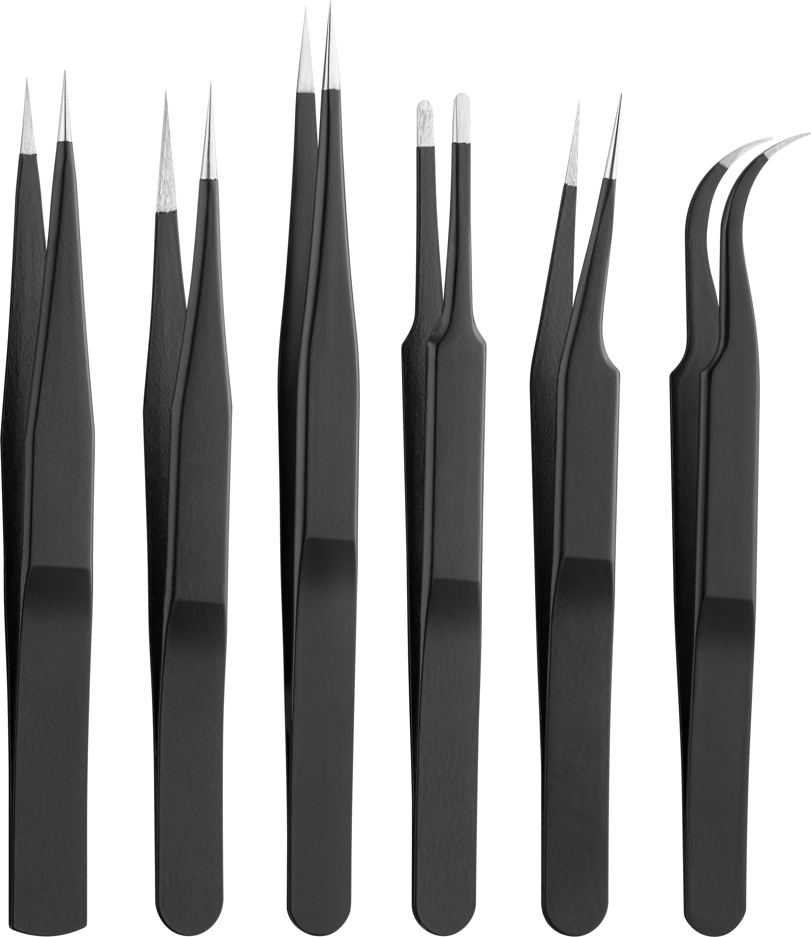 GOOBAY TOOLS Pinzetten-Set, 41256, 6-teilig GOOBAY TOOLS Pinzetten-Set, 41256, 6-teilig