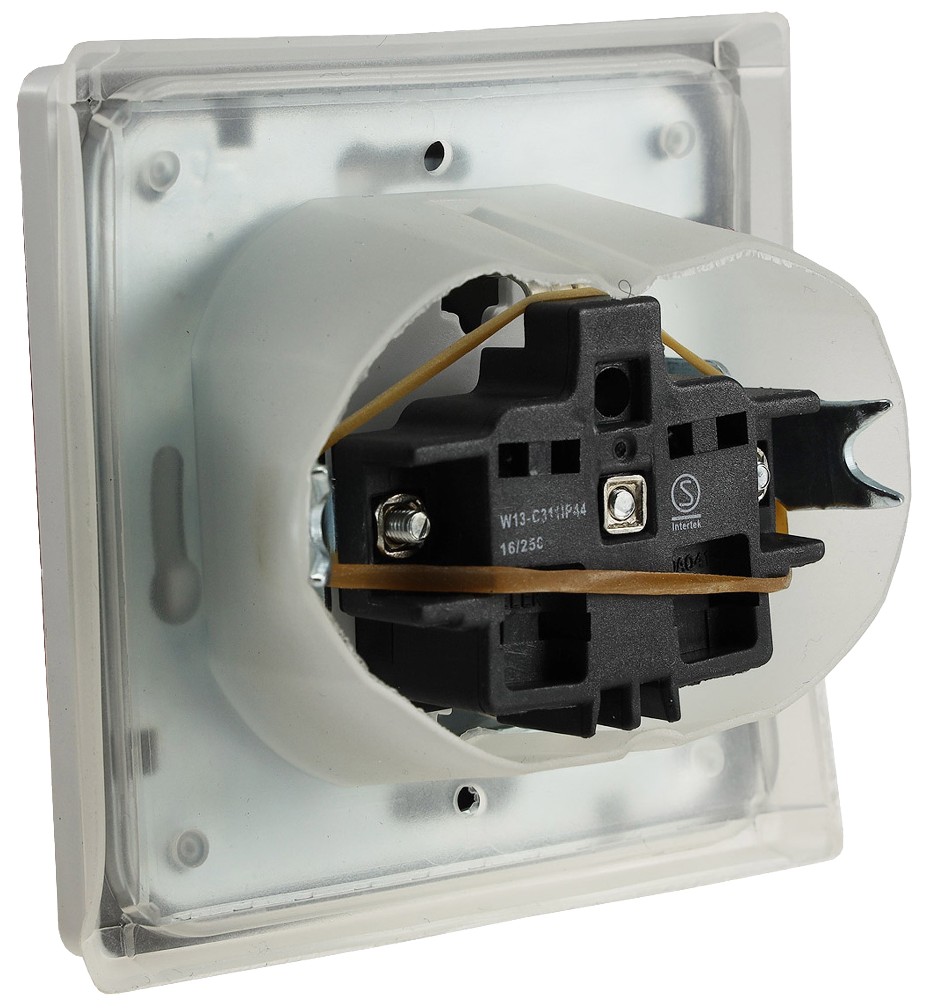 MILOS Schutzkontakt-Steckdose 22785, UP, 16A/250V, IP44. mit Deckel, weiß MILOS Schutzkontakt-Steckdose 22785, UP, 16A/250V, IP44. mit Deckel, weiß