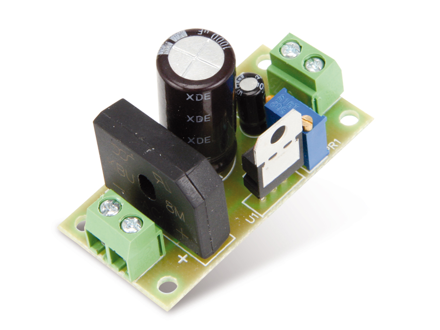 Bausatz Regelbares Netzteil, 1,5...26 V-, 1,5 A Bausatz Regelbares Netzteil, 1,5...26 V-, 1,5 A