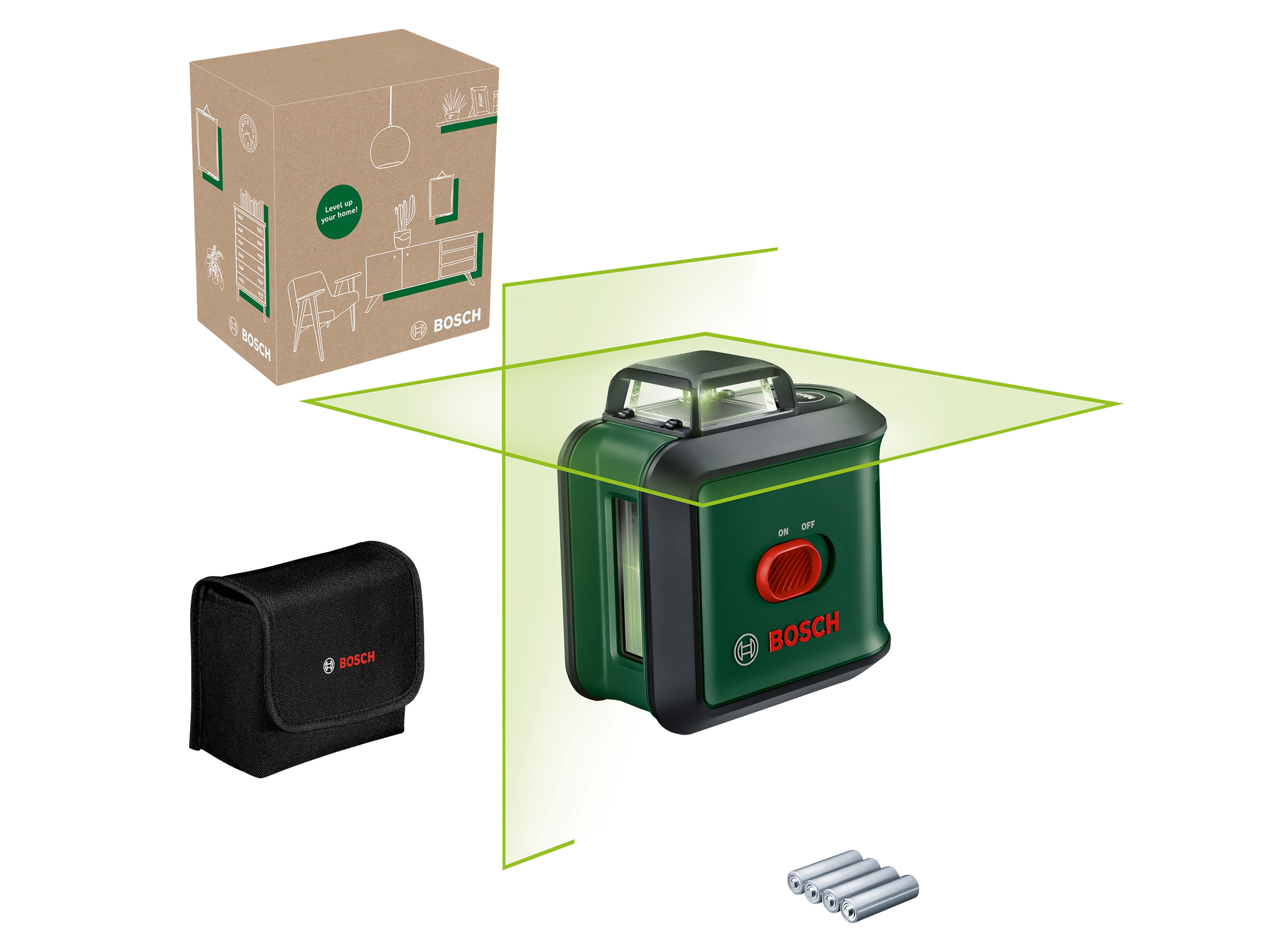 BOSCH Kreuzlinien-Laser UniversalLevel 360, 0603663EZ0 BOSCH Kreuzlinien-Laser UniversalLevel 360, 0603663EZ0