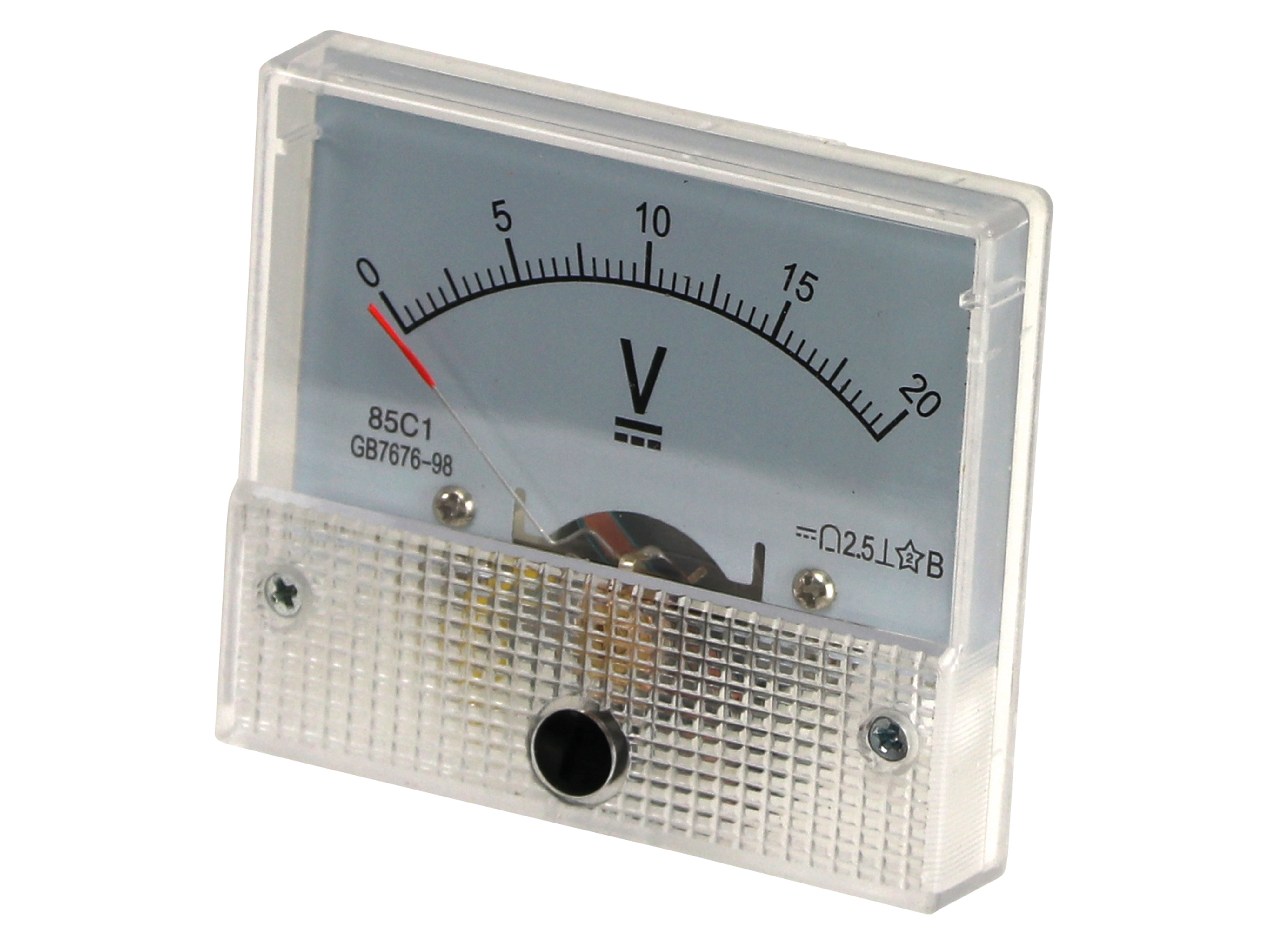 Einbau-Messinstrument, 0...20 V- Einbau-Messinstrument, 0...20 V-