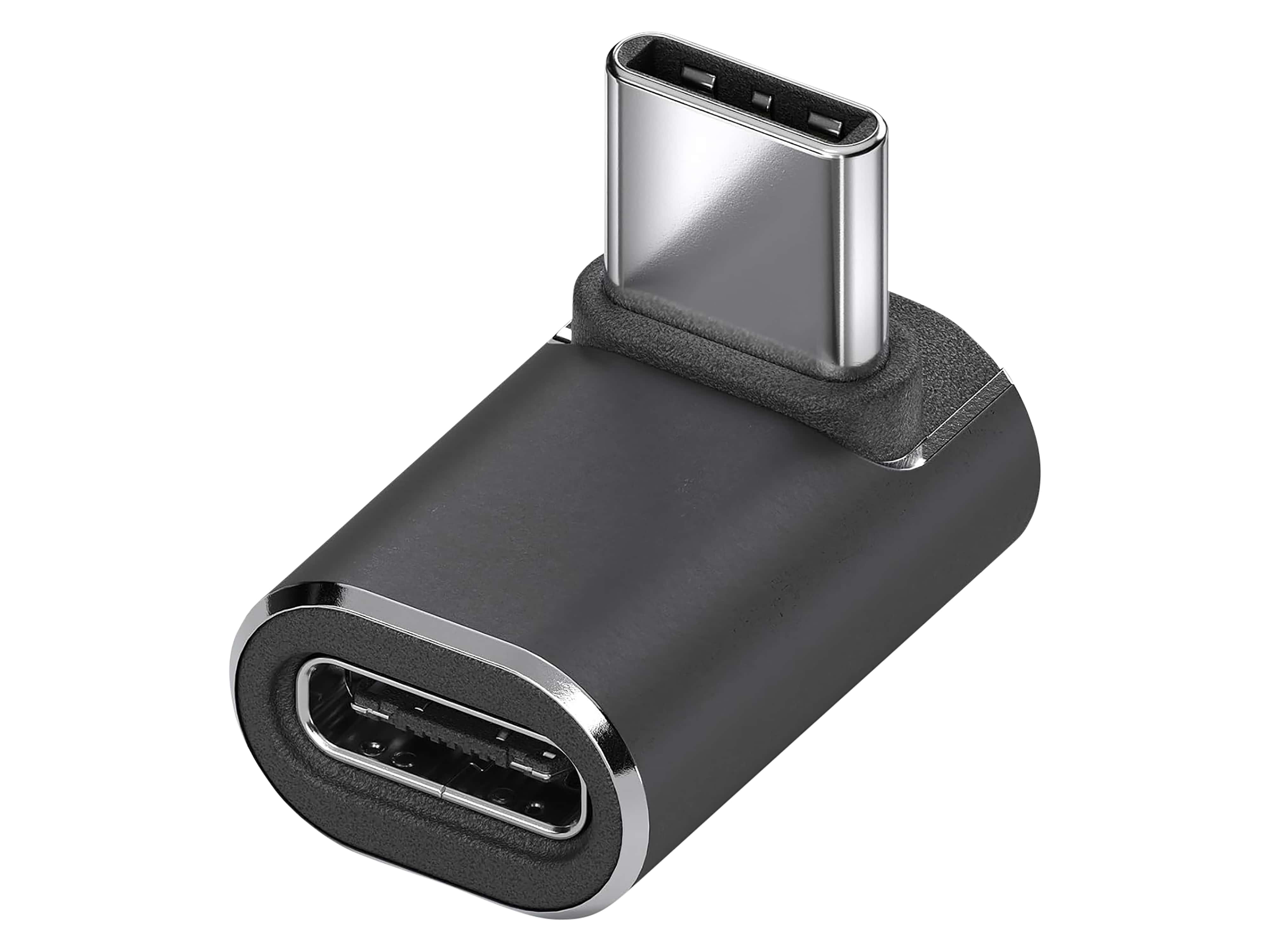 SONERO USB-C Adapter X-UA131 90° 40Gbps 240W Alu schwarz SONERO USB-C Adapter X-UA131 90° 40Gbps 240W Alu schwarz