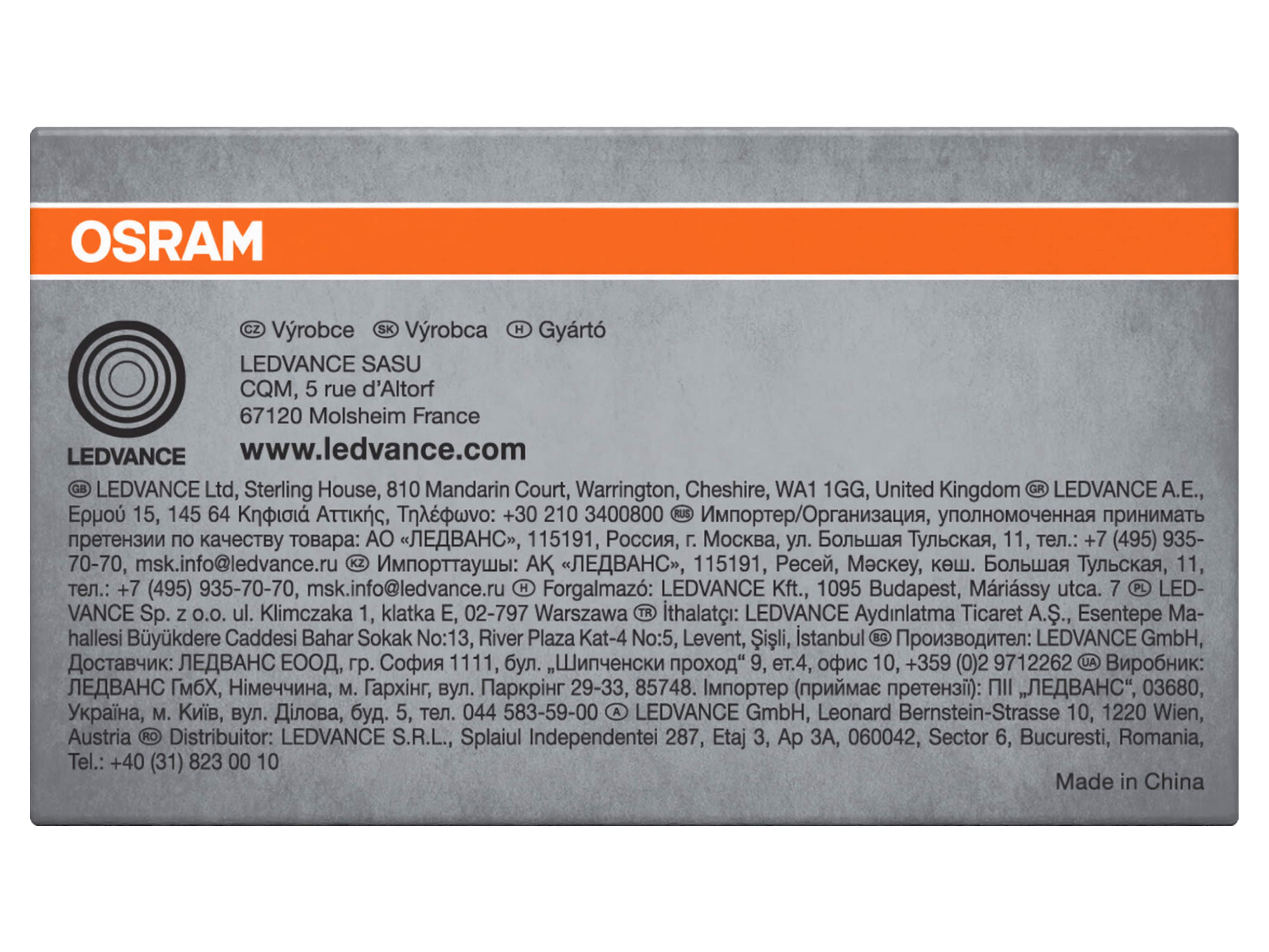 OSRAM LED-Einbauleuchte, ultra slim, 4,5W, 240lm, 6500K, IP20, Ø 85mm, kaltweiß OSRAM LED-Einbauleuchte, ultra slim, 4,5W, 240lm, 6500K, IP20, Ø 85mm, kaltweiß