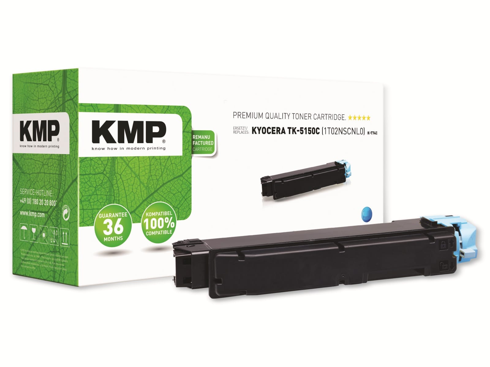 KMP Toner K-T74C, kompatibel zu KYOCERA KMP Toner K-T74C, kompatibel zu KYOCERA