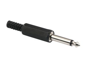 S-IMPULS Klinkenstecker, 6,3 mm, mono, Kunststoff S-IMPULS Klinkenstecker, 6,3 mm, mono, Kunststoff