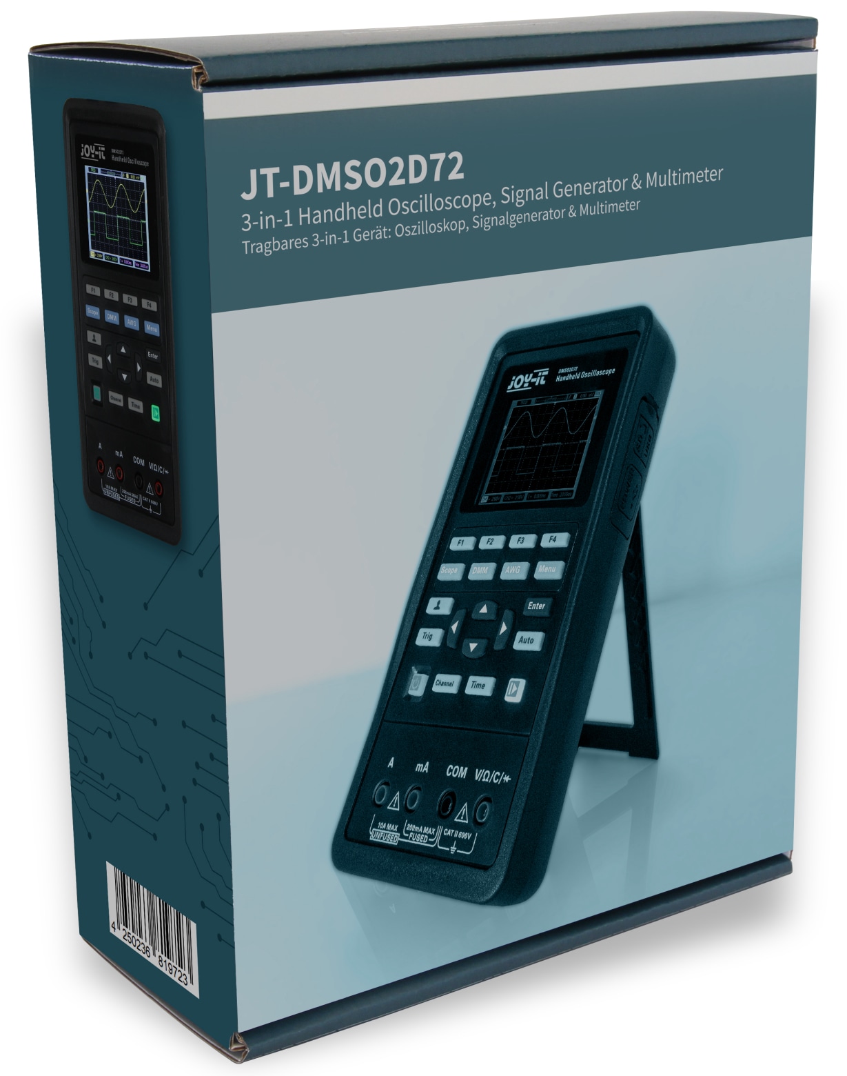 JOY-IT Oszilloskop, JT-DMSO2D72, 2-Kanal, 70 Mhz, 3 in1 JOY-IT Oszilloskop, JT-DMSO2D72, 2-Kanal, 70 Mhz, 3 in1