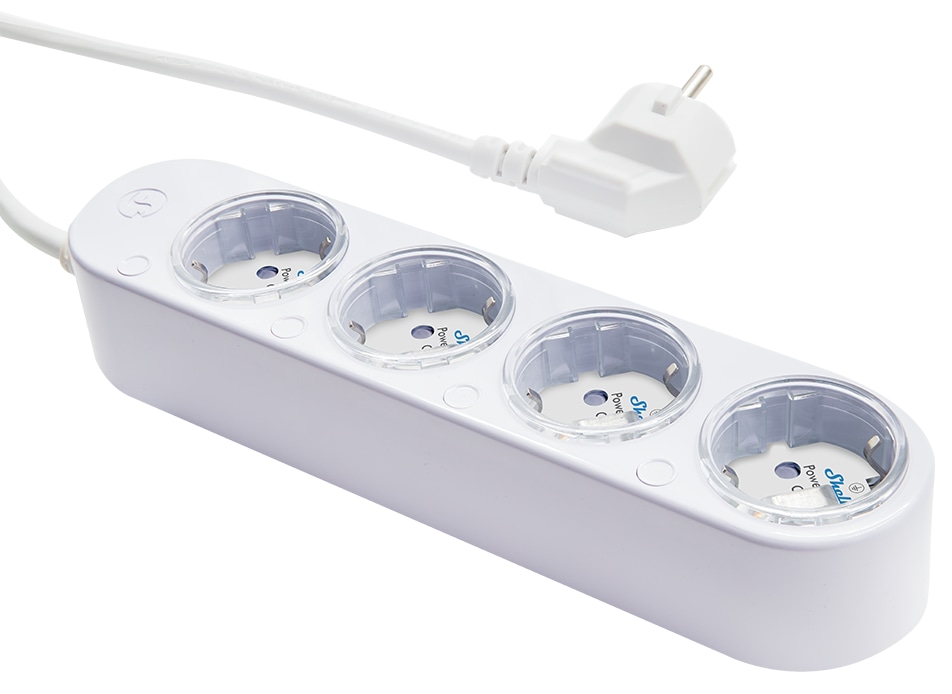 SHELLY Power Strip 4 Gen4, 4-fach Steckdosenleiste, weiß, WiFi, Bluetooth, Zigbee, Matter, Apple HomeKit, Alexa SHELLY Power Strip 4 Gen4, 4-fach Steckdosenleiste, weiß, WiFi, Bluetooth, Zigbee, Matter, Apple HomeKit, Alexa