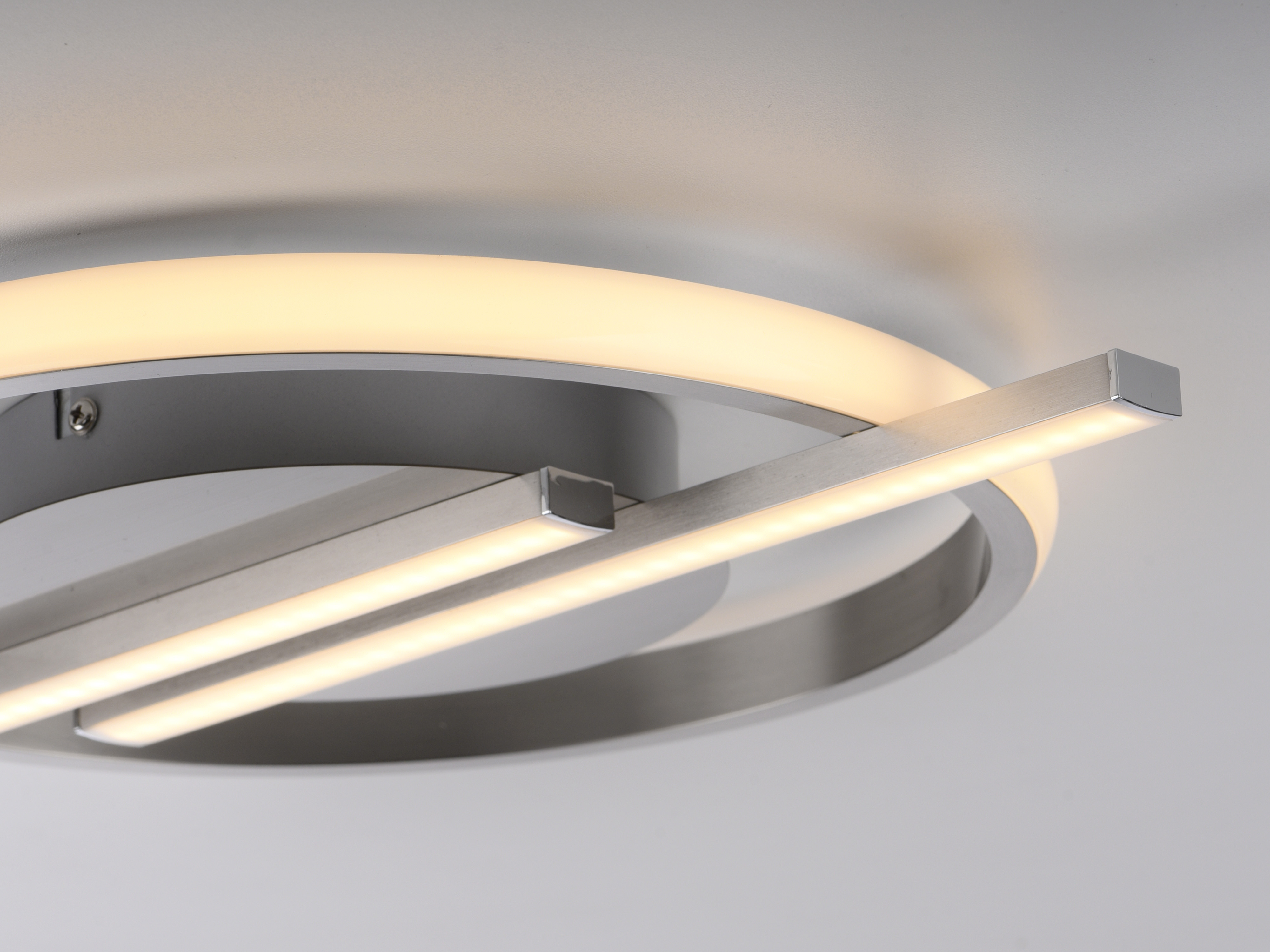 JUST LIGHT LED-Deckenleuchte 14130-55 stahl, 17,5 W, 2100 lm, 3000 K, Dimmbar JUST LIGHT LED-Deckenleuchte 14130-55 stahl, 17,5 W, 2100 lm, 3000 K, Dimmbar