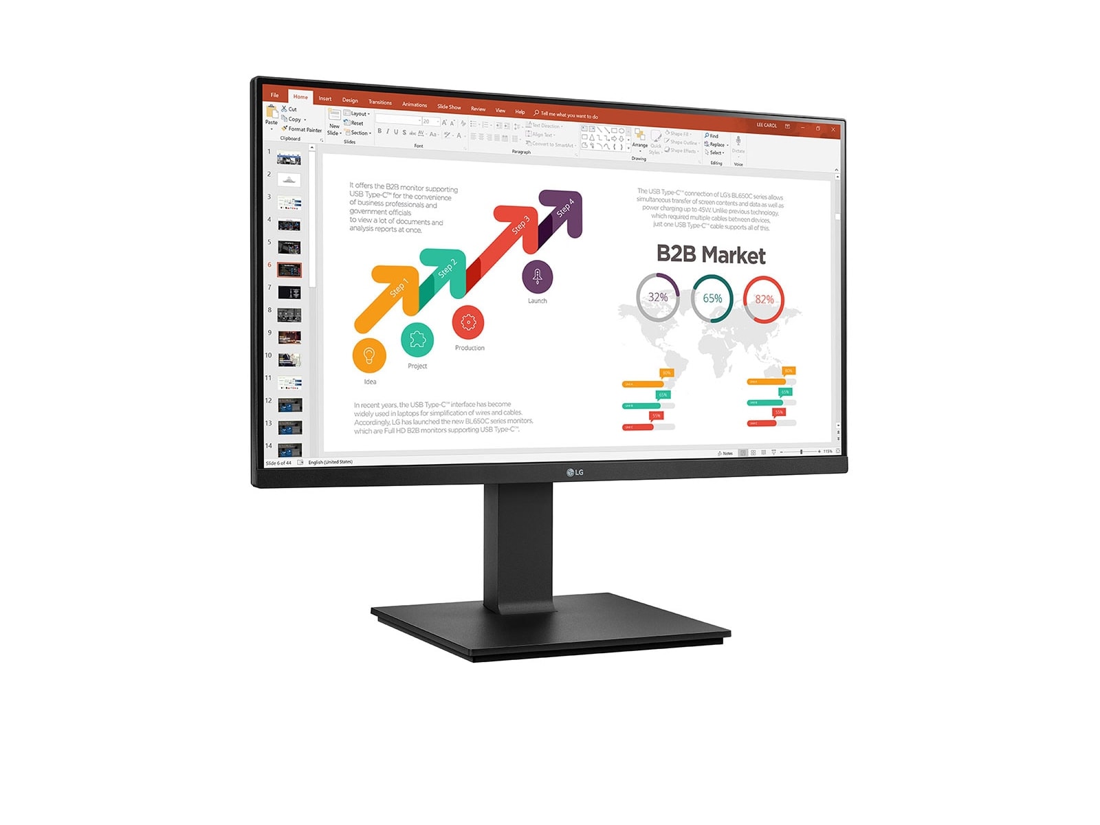 LG Monitor 61cm/24'', 24BP450Y-B LG Monitor 61cm/24'', 24BP450Y-B