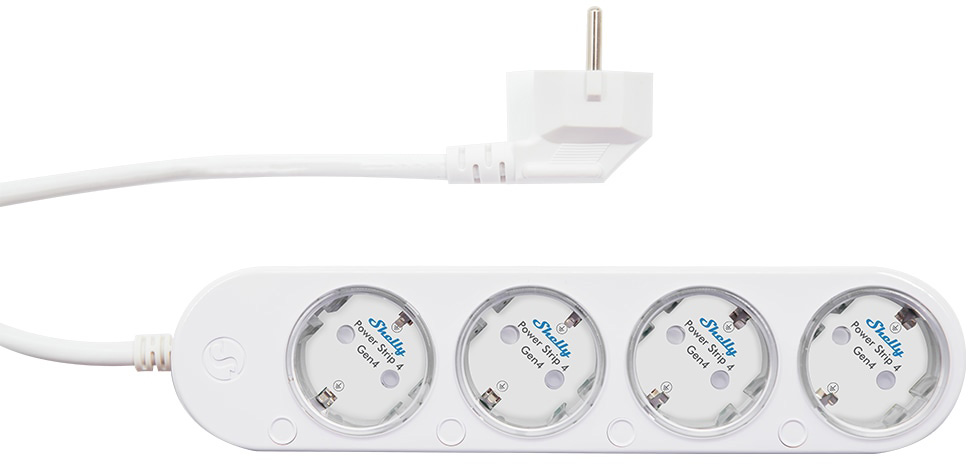SHELLY Power Strip 4 Gen4, 4-fach Steckdosenleiste, weiß, WiFi, Bluetooth, Zigbee, Matter, Apple HomeKit, Alexa SHELLY Power Strip 4 Gen4, 4-fach Steckdosenleiste, weiß, WiFi, Bluetooth, Zigbee, Matter, Apple HomeKit, Alexa