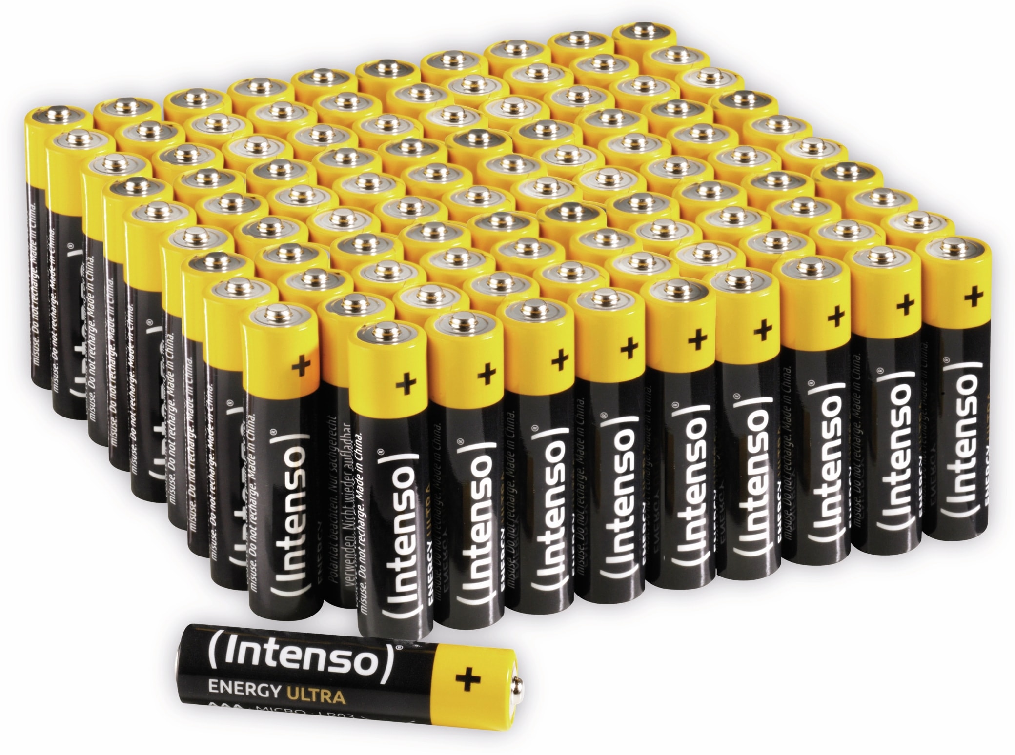 INTENSO Micro-Batterie-Set Energy Ultra, AAA LR03, Alkaline, 100 Stück INTENSO Micro-Batterie Energy Ultra, AAA LR03, 100 Stück