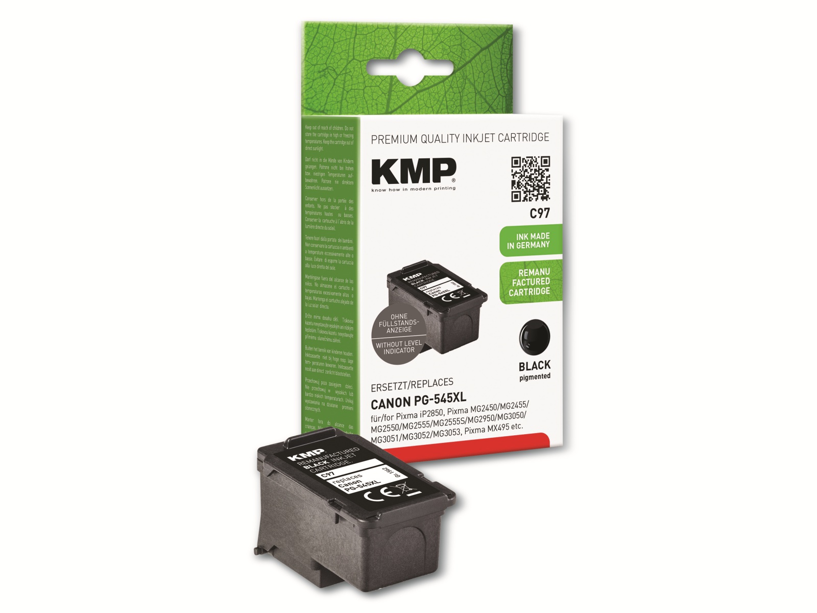 KMP Tintenpatrone C97, kompatibel zu CANON Pixma KMP Tintenpatrone C97, kompatibel zu CANON Pixma