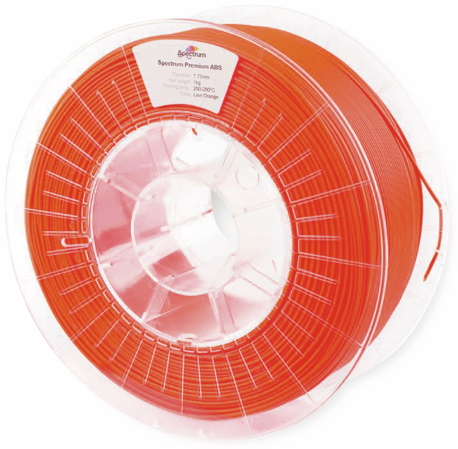 SPECTRUM 3D Filament smart ABS 1.75mm LION orange 1kg SPECTRUM 3D Filament smart ABS 1.75mm LION orange 1kg
