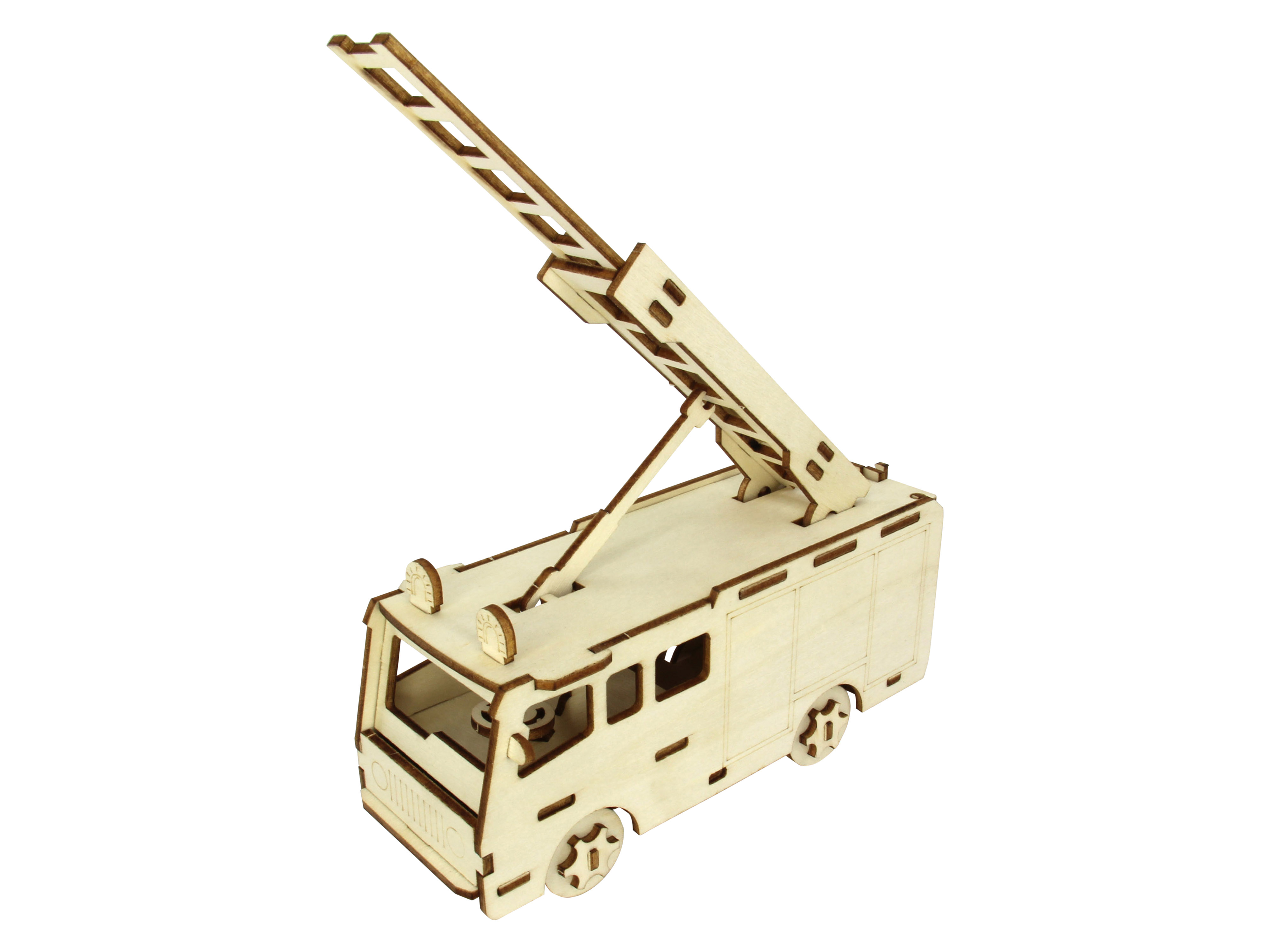 SOL-EXPERT 3D Holz Puzzle Feuerwehrauto SOL-EXPERT 3D Holz Puzzle Feuerwehrauto