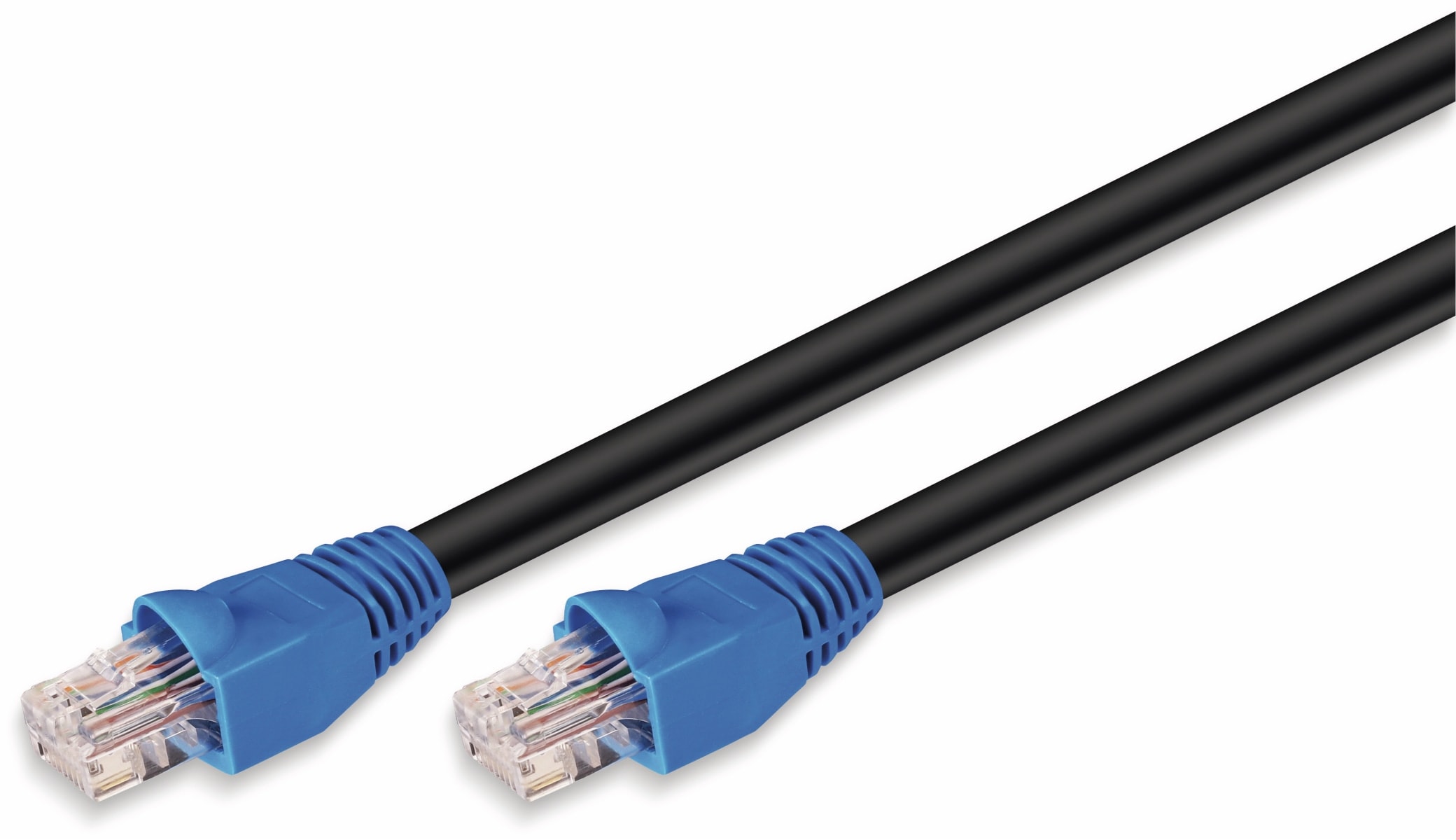 GOOBAY CAT.6 Netzwerkkabel U/UTP, Outdoor, CCA, 15 m