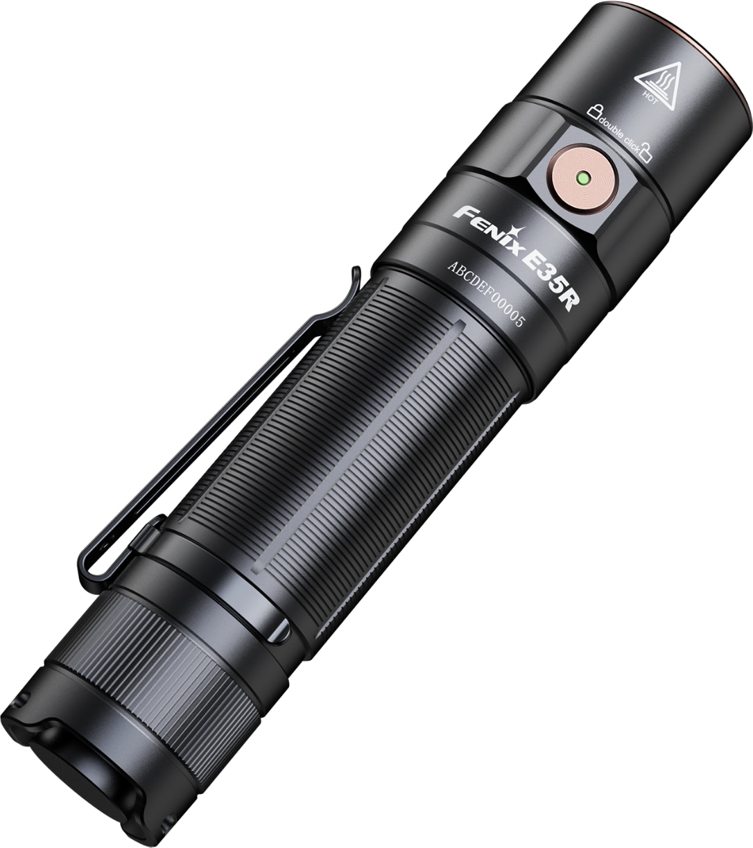FENIX LED-Taschenlampe E35R, Akkubetrieb, schwarz FENIX LED-Taschenlampe E35R, Akkubetrieb, schwarz