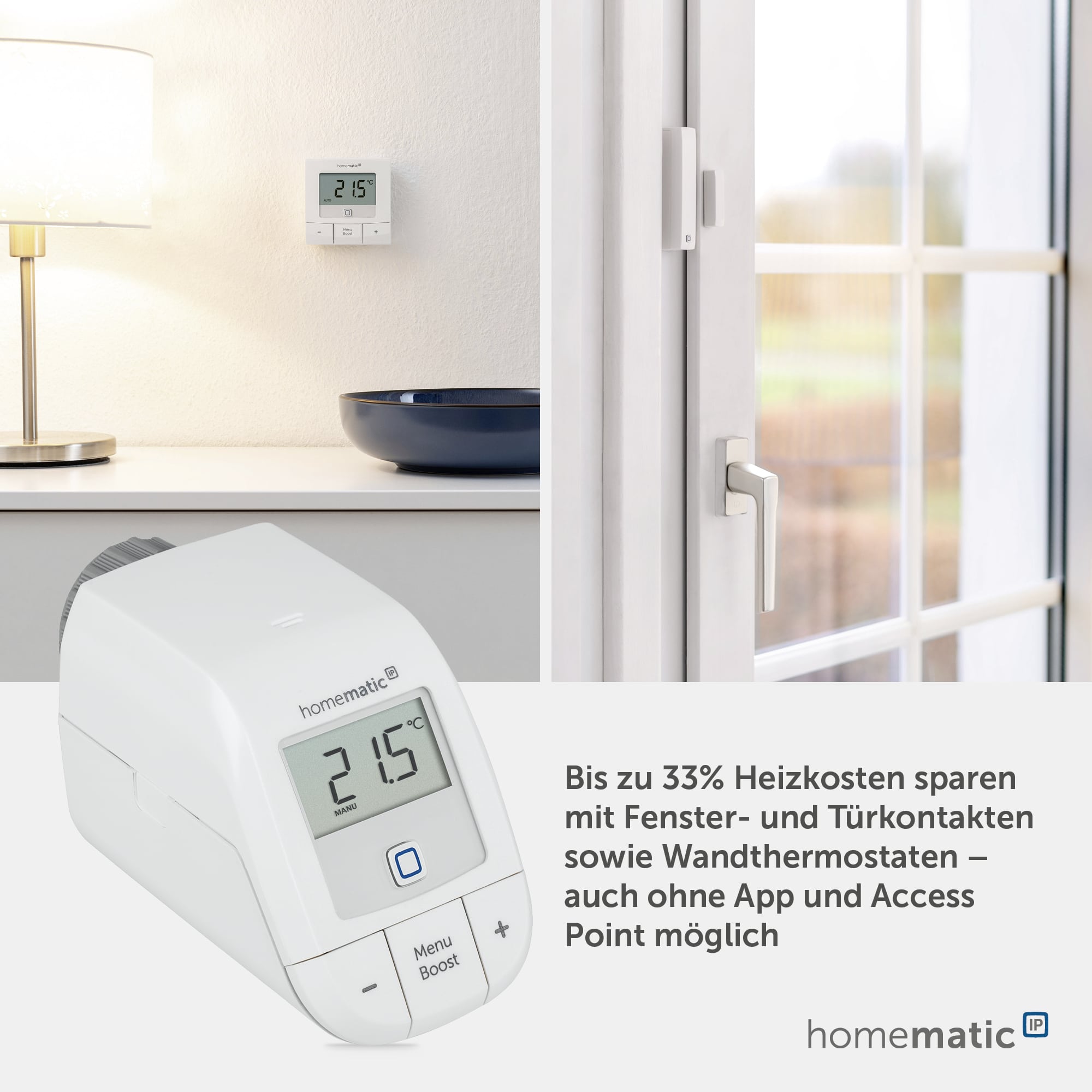 HOMEMATIC IP Smart Home 153412A0, Heizkörperthermostat Basic HOMEMATIC IP Smart Home 153412A0, Heizkörperthermostat Basic