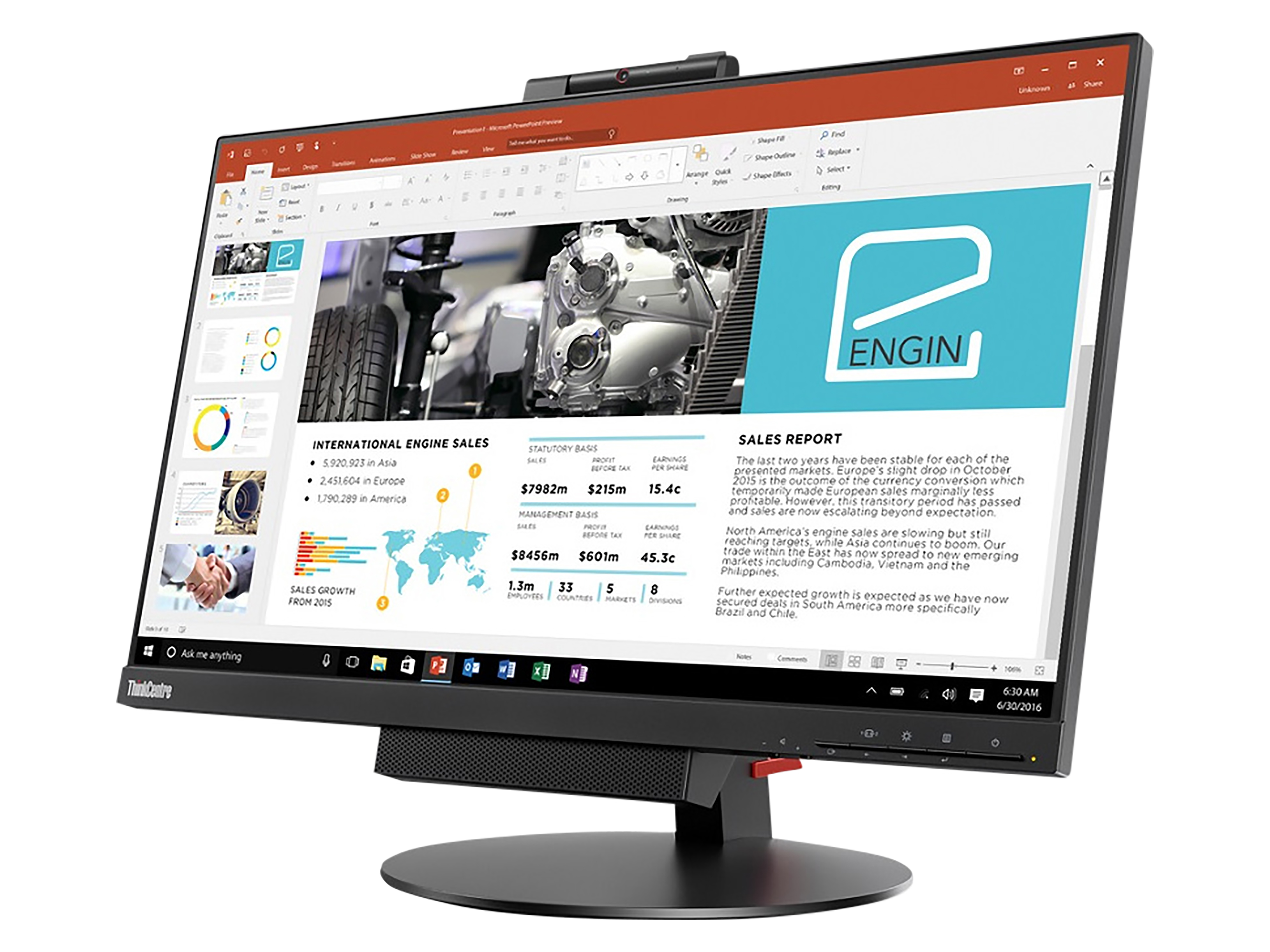 LENOVO Monitor TIO24 Gen3, 60,45 cm (23,8"), refurbished LENOVO Monitor TIO24 Gen3, 60,45 cm (23,8"), refurbished