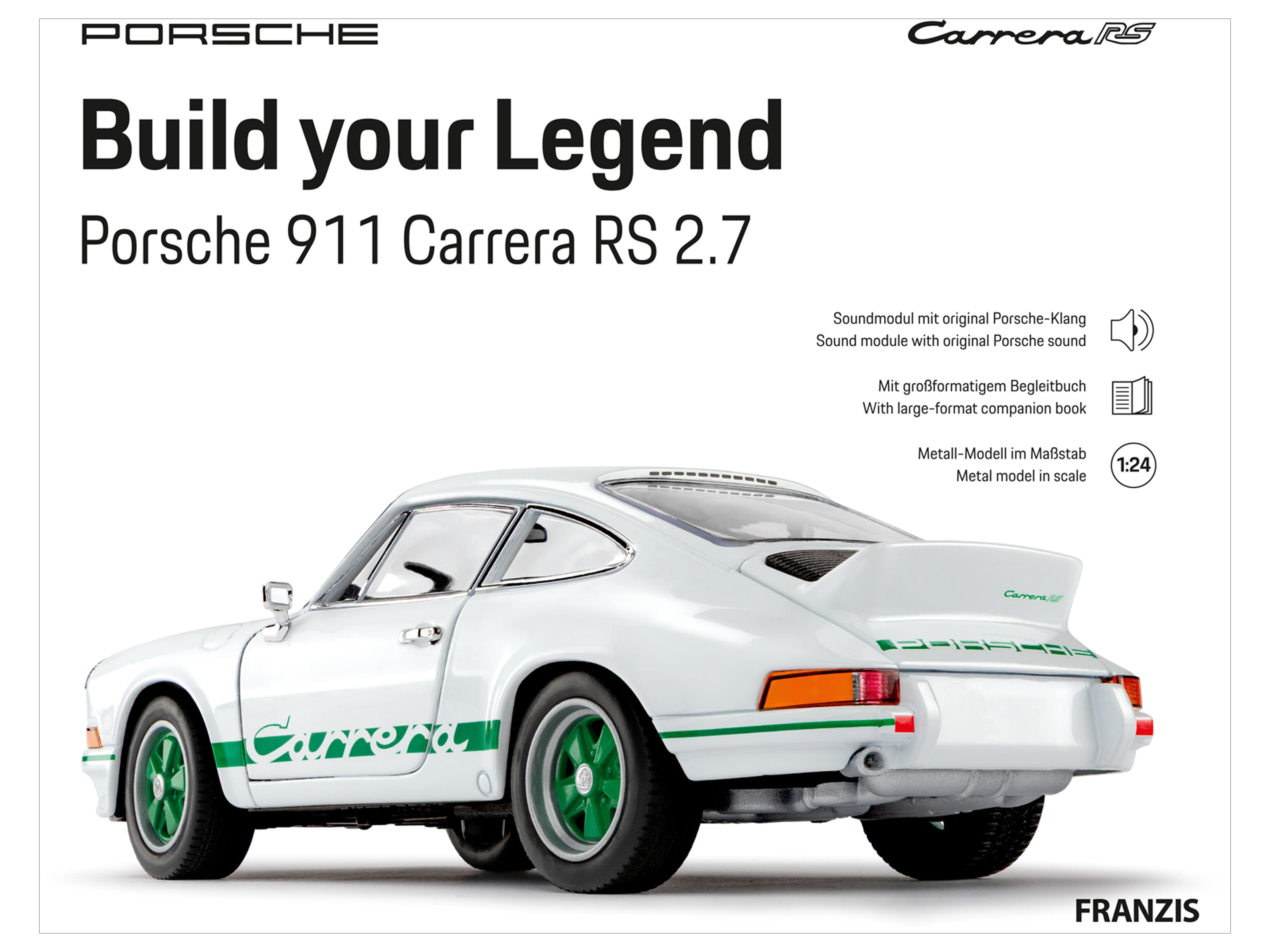 FRANZIS Build your Legend: Porsche 911 Carrera RS 2.7 FRANZIS Build your Legend: Porsche 911 Carrera RS 2.7