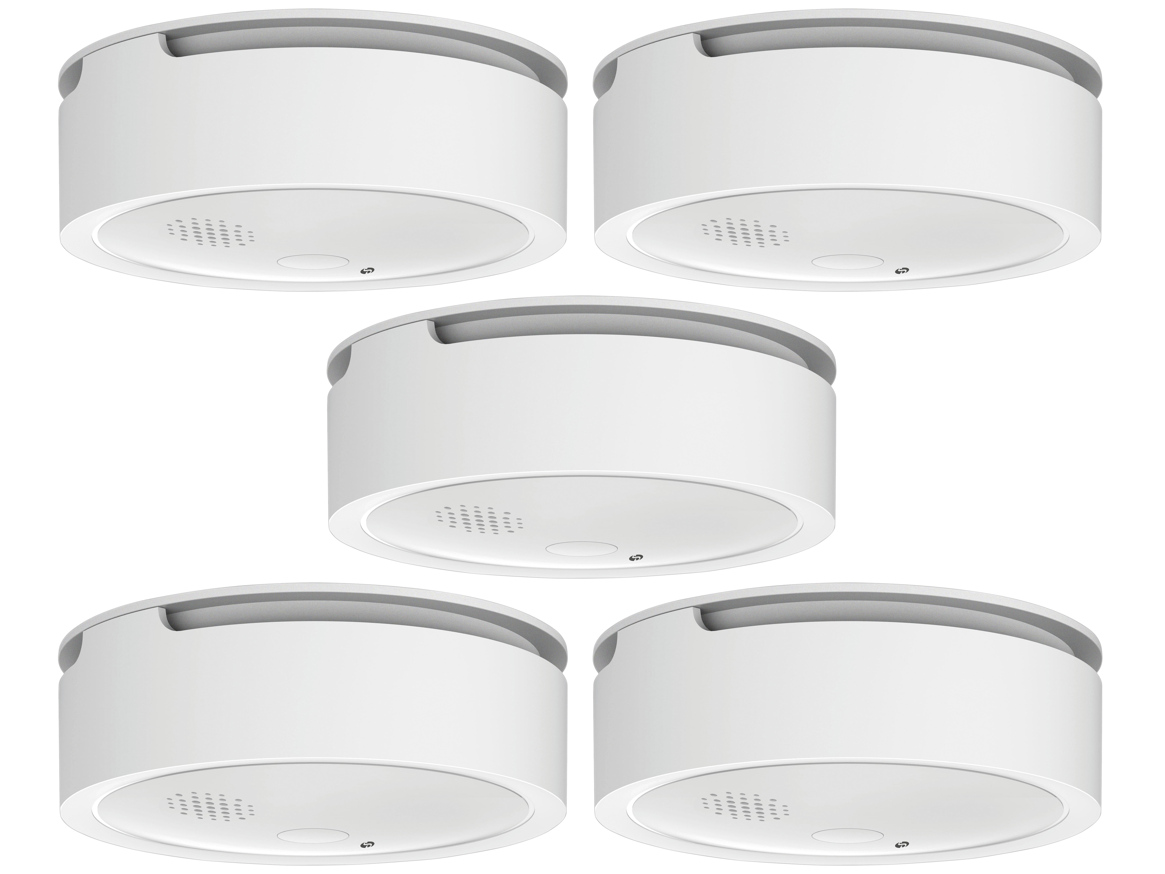SHELLY WLAN Rauchmelder Plus Smoke, Plug&Play, 5 Stück