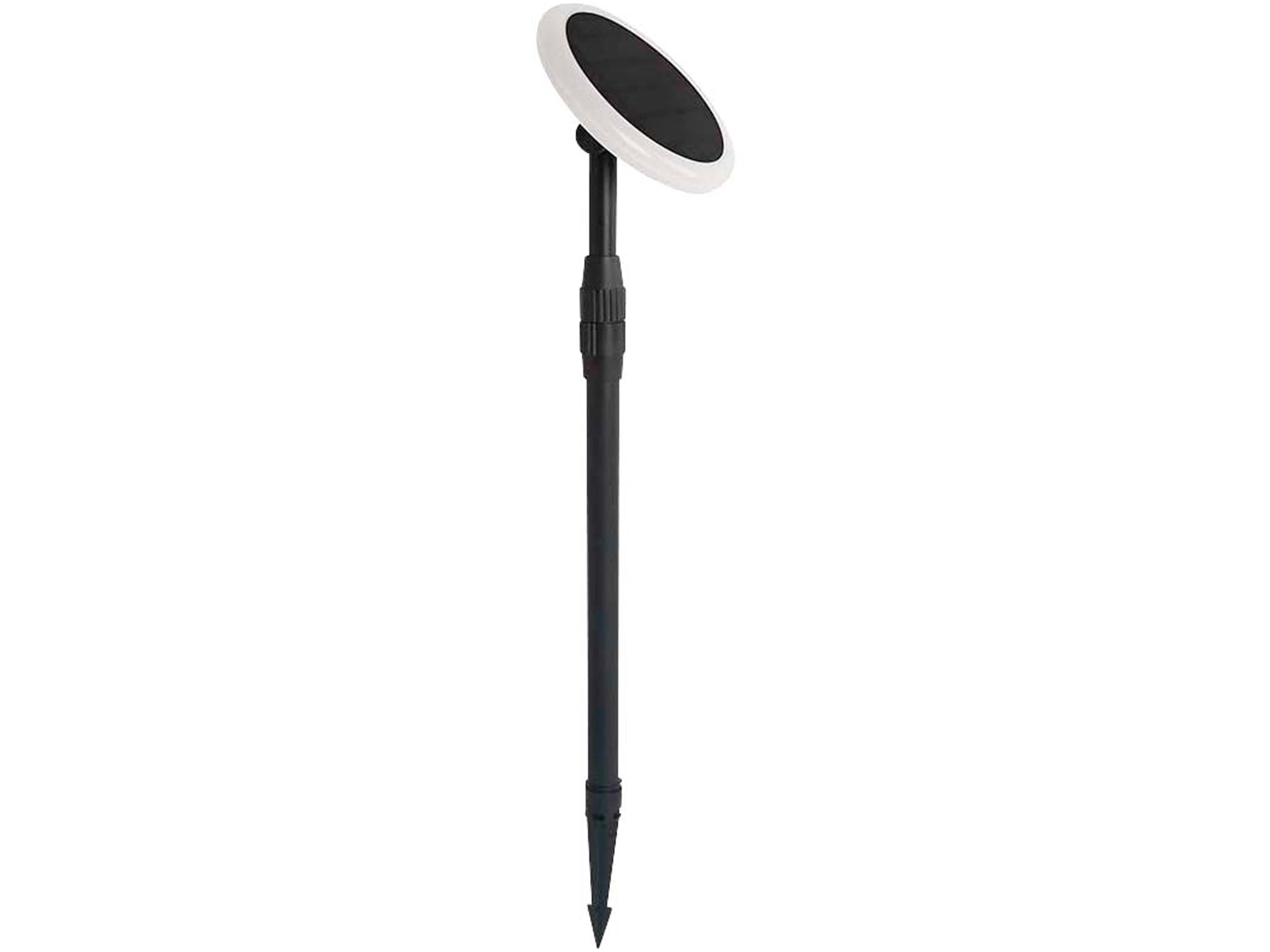 V-TAC Solar LED-Gartenleuchte VT-943, 3 W, 4000 K, schwarz, 2 Stück V-TAC Solar LED-Gartenleuchte VT-943, 3 W, 4000 K, schwarz, 2 Stück